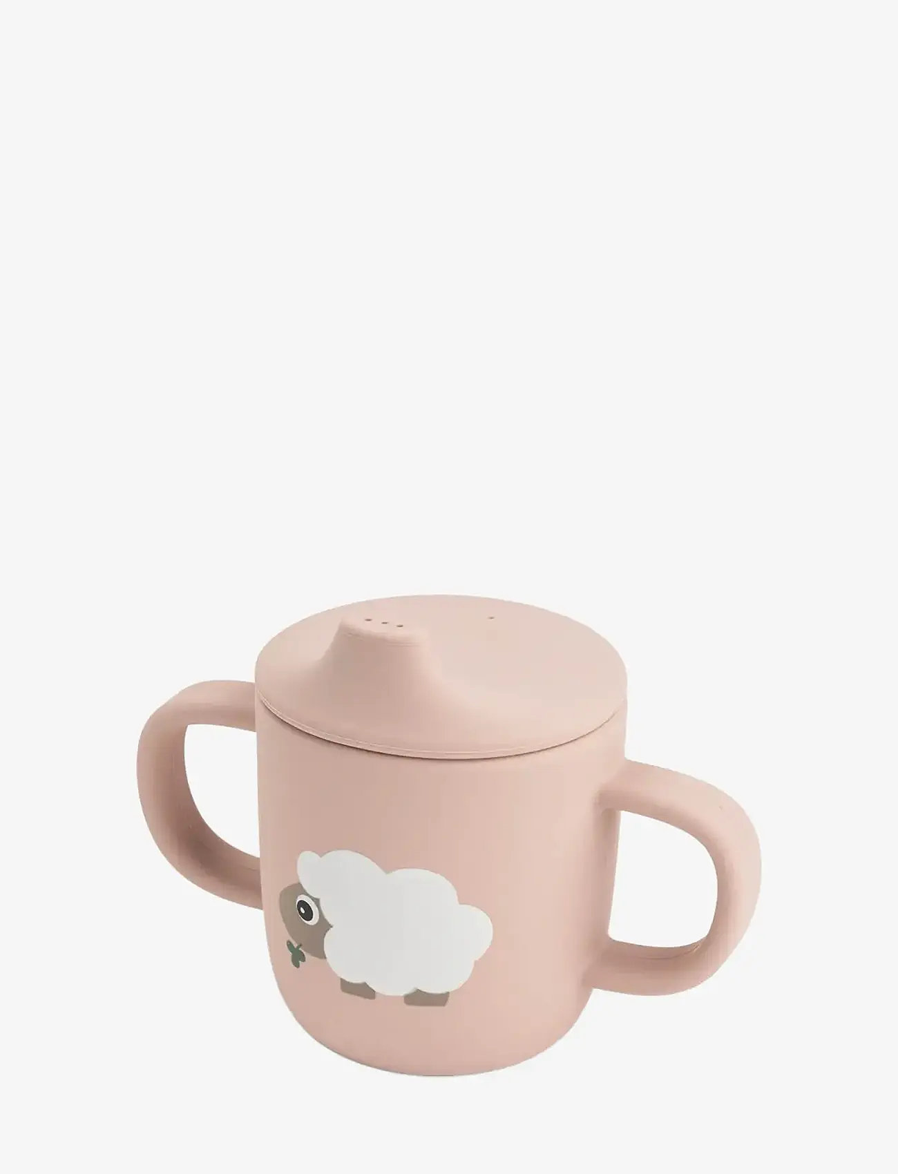 Done by Deer - Silicone spout cup 2-handle Tiny farm Powder - joogitassid - powder - 1