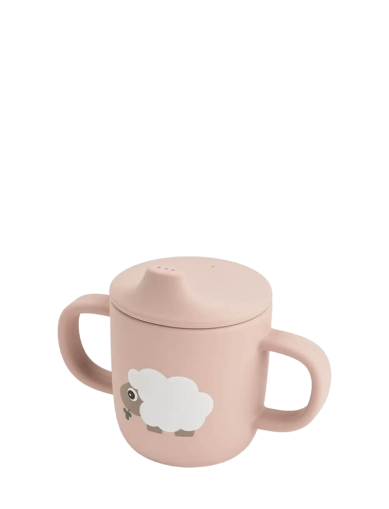 Done by Deer - Silicone spout cup 2-handle Tiny farm Powder - joogitassid - powder - 1