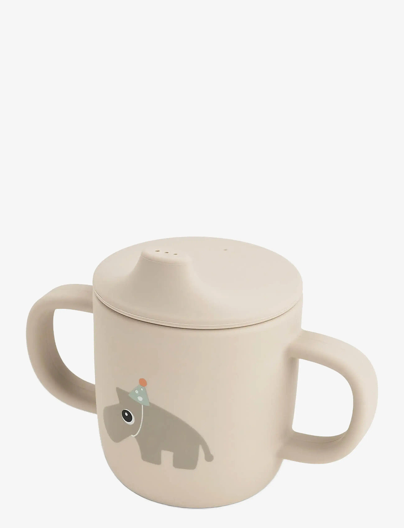 Done by Deer - Silicone spout cup 2-handle Celebration Sand - tudkopper - sand - 0