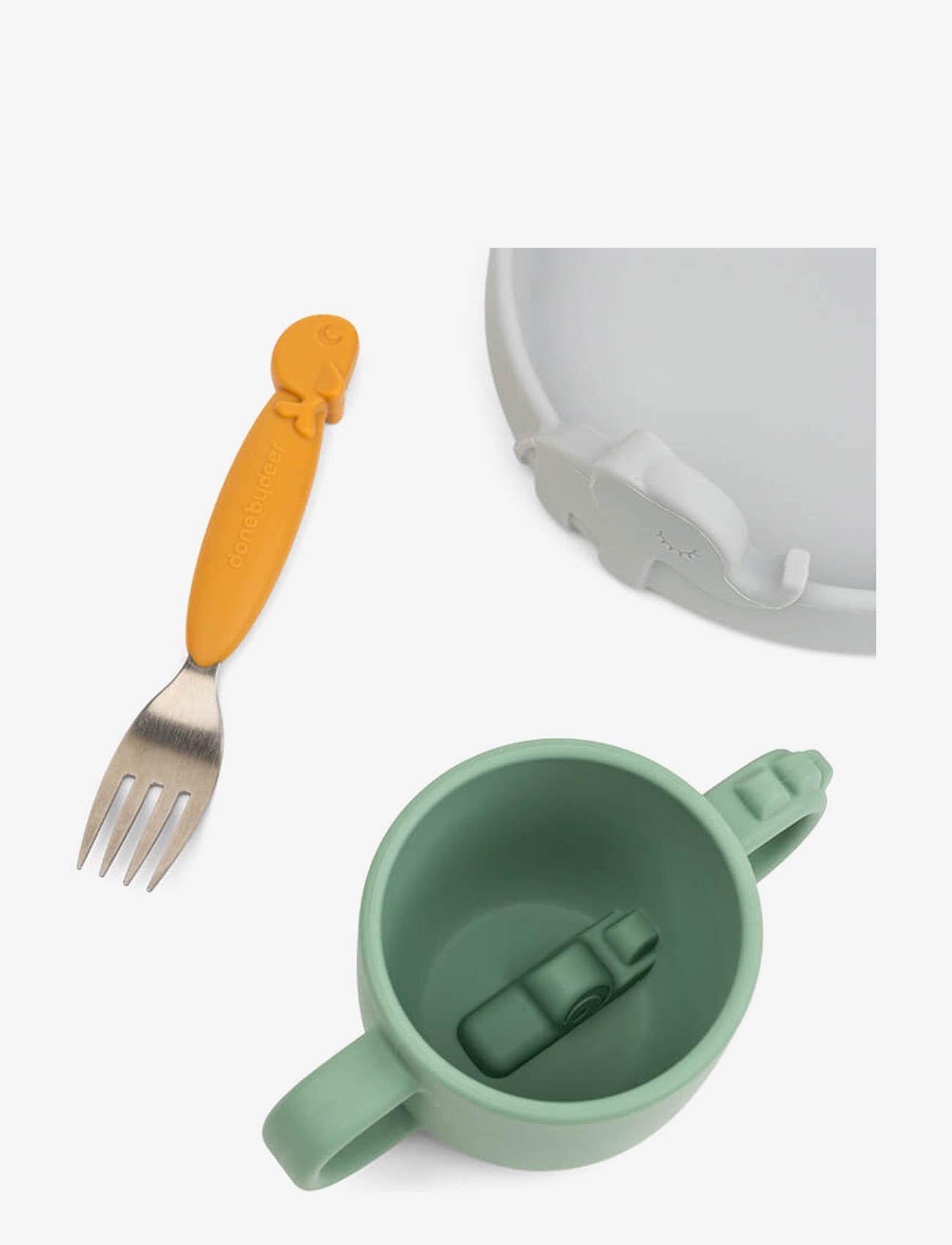 Done by Deer - Peekaboo dinner set Deer friends Colour mix - dinner sets - colour mix - 2