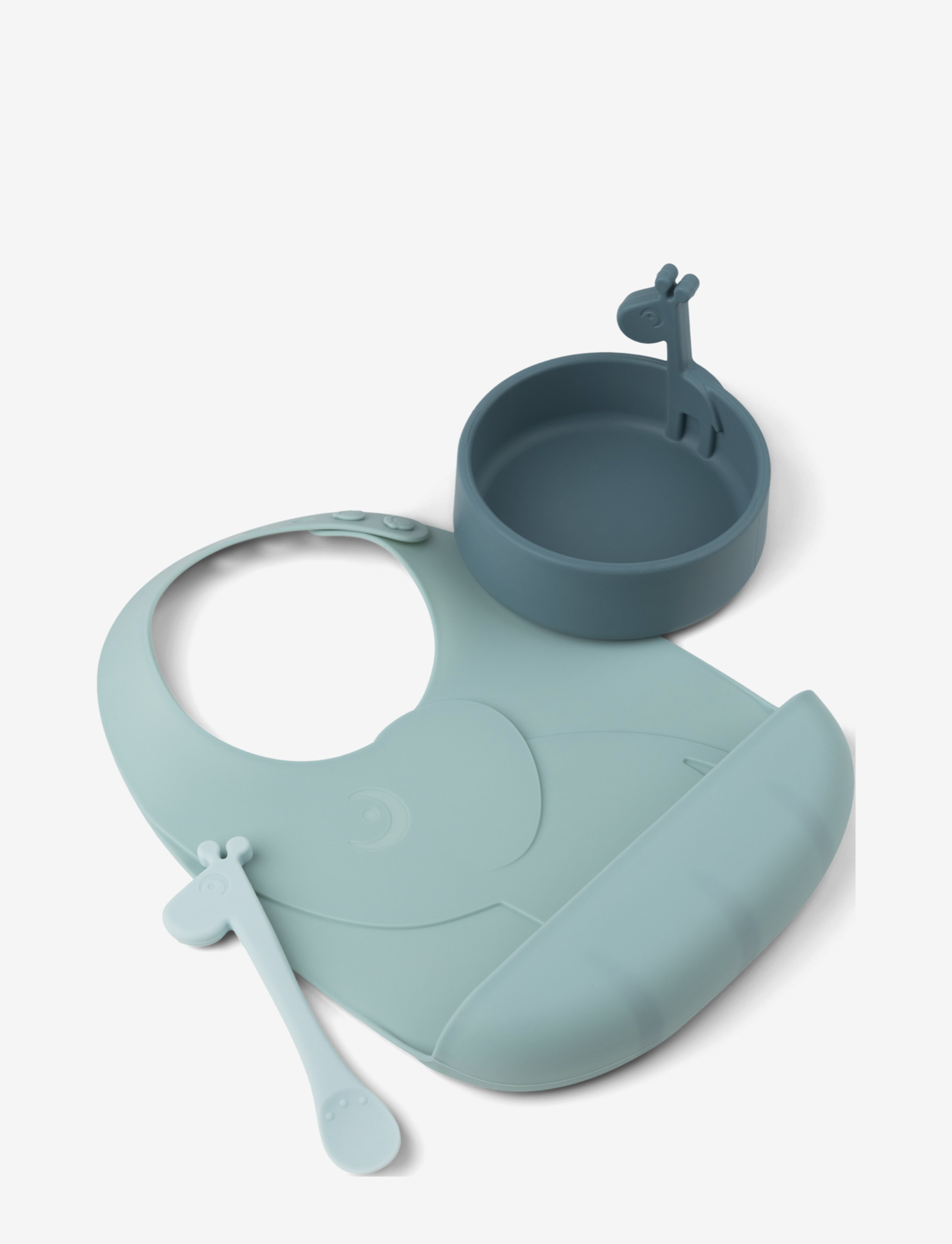 Done by Deer Peekaboo first meal set Deer friends Blue - App deal - BLUE / blue