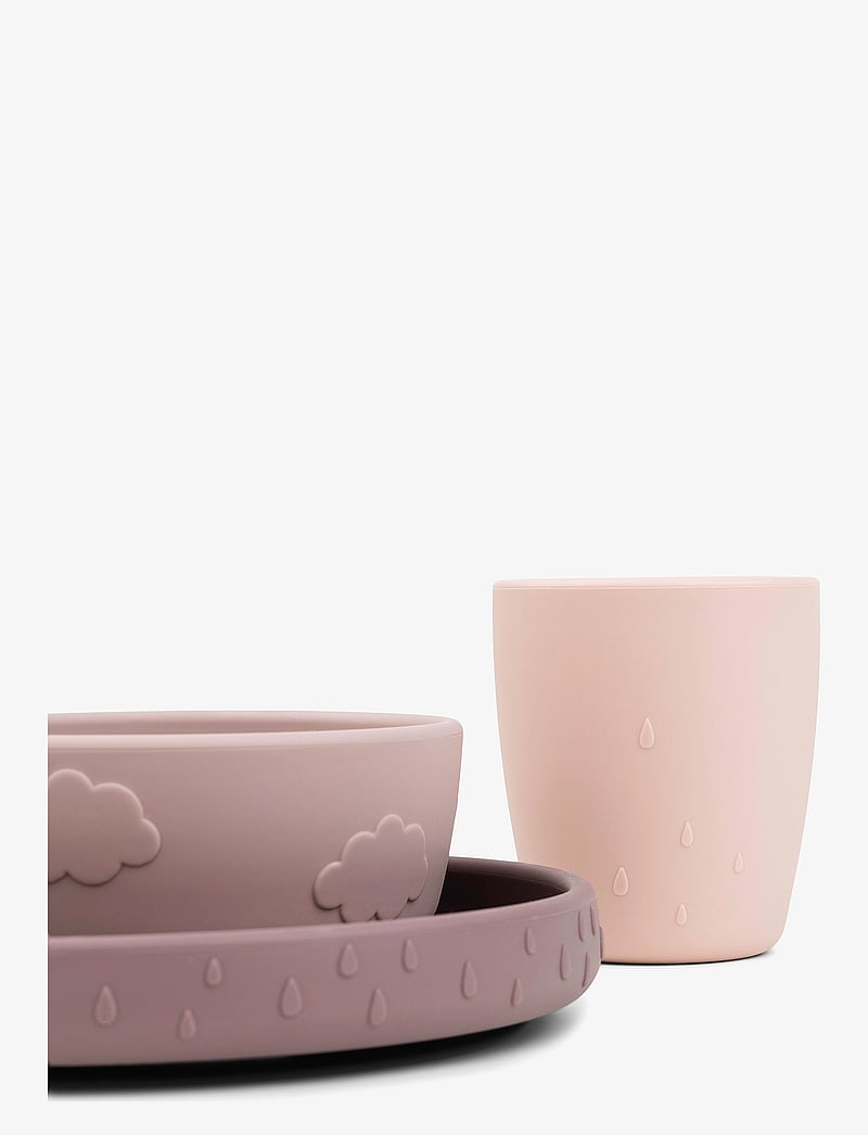 Done by Deer - Stick&Stay dinner set Deer friends Powder - zestawy obiadowe - powder - 2
