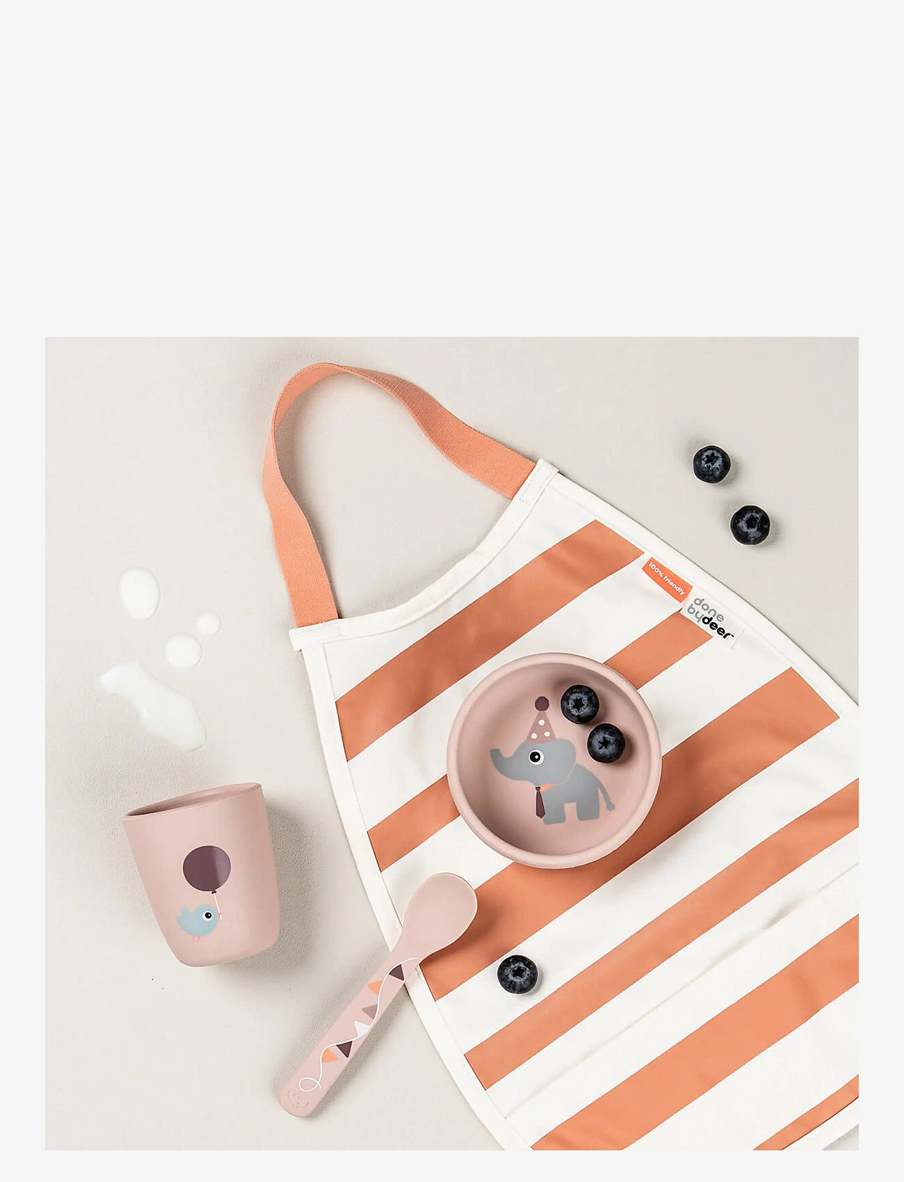 Done by Deer - Stick&Stay first meal set Celebration Powder - essgeschirr - powder - 2