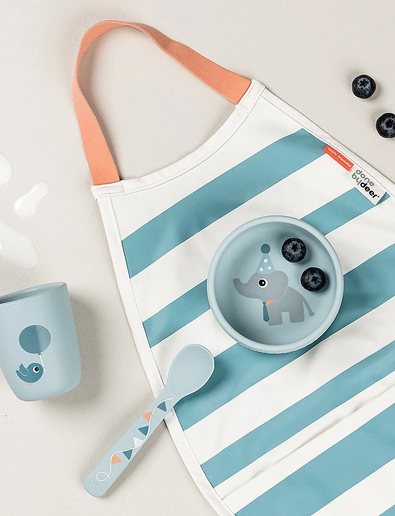Done by Deer - Stick&Stay first meal set Celebration Blue - essgeschirr - blue - 2