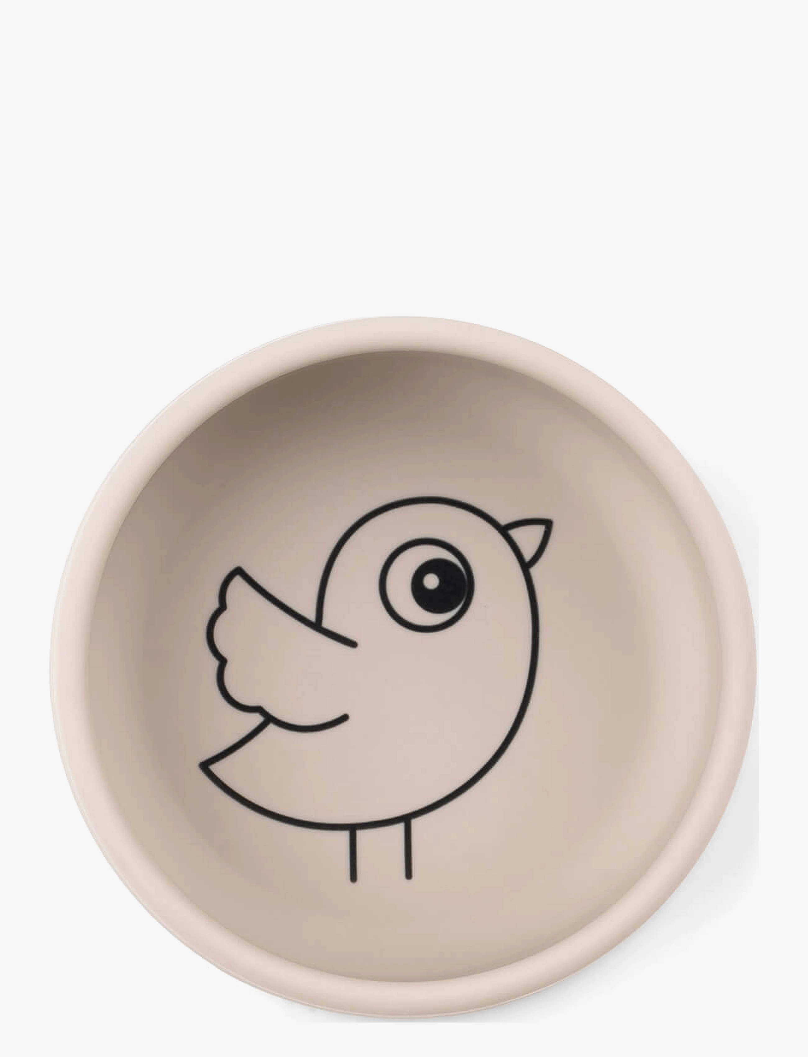 Done by Deer - Silicone first meal set Birdee Sand - dinner sets - sand - 2