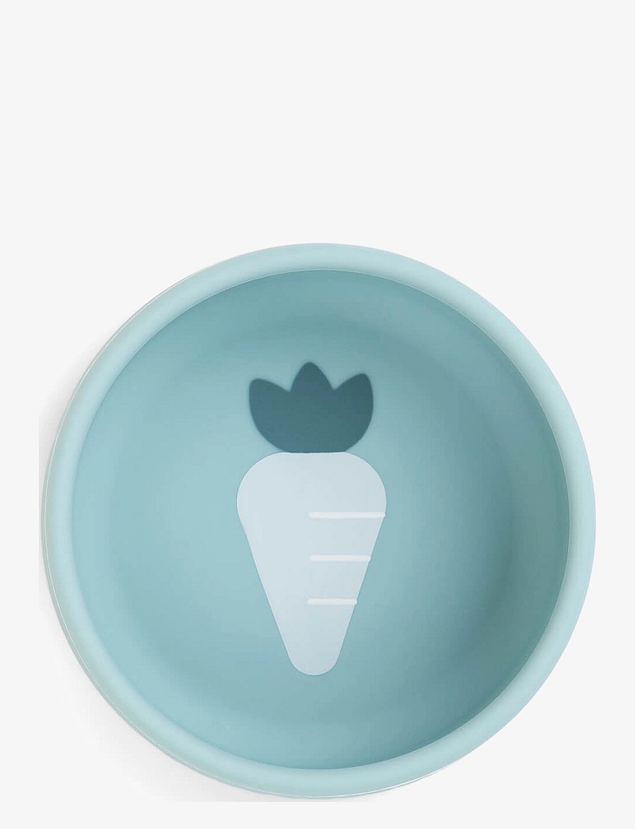 Done by Deer - Silicone first meal set Blue - Õhtusöögikomplektid - blue - 2