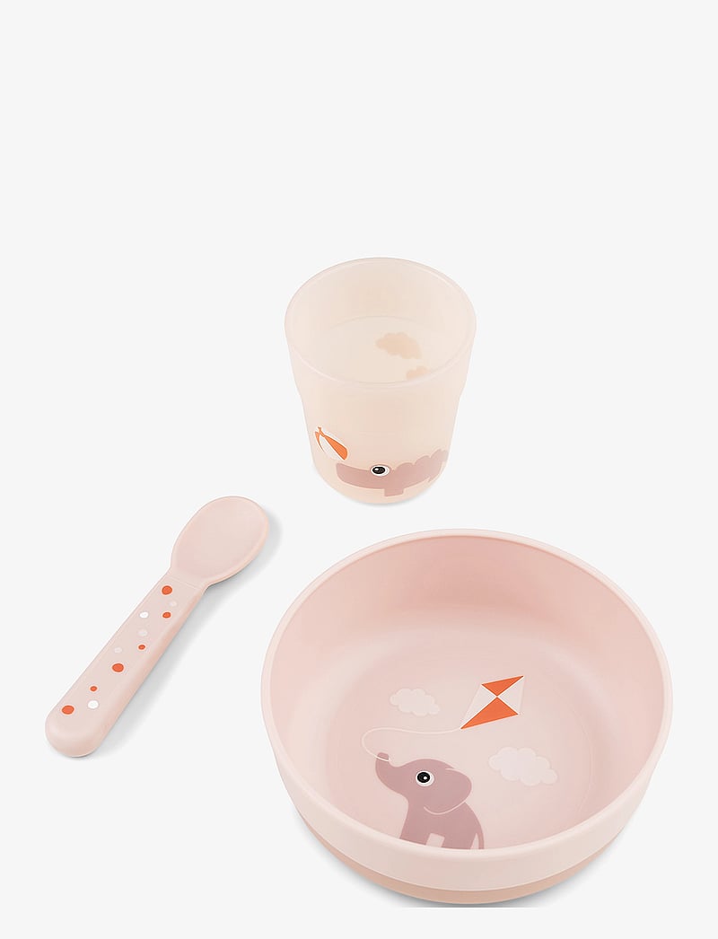 Done by Deer - Foodie first meal set Playground Powder - essgeschirr - powder - 0