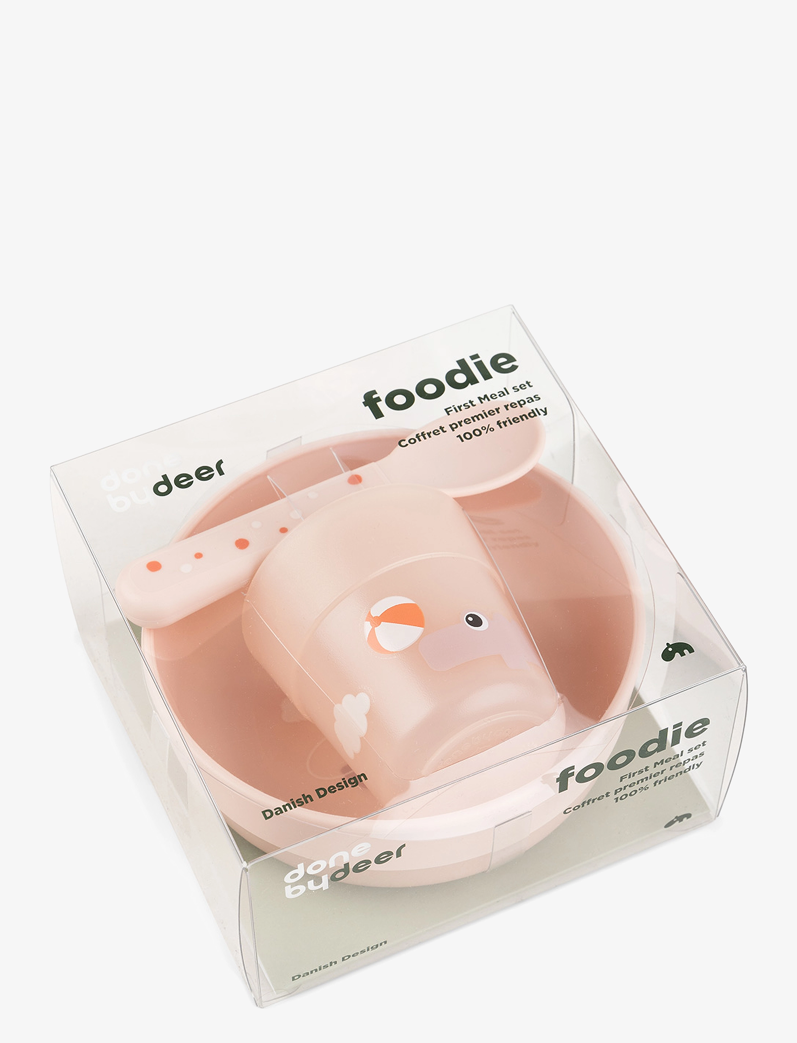 Done by Deer - Foodie first meal set Playground Powder - indų komplektai - powder - 1