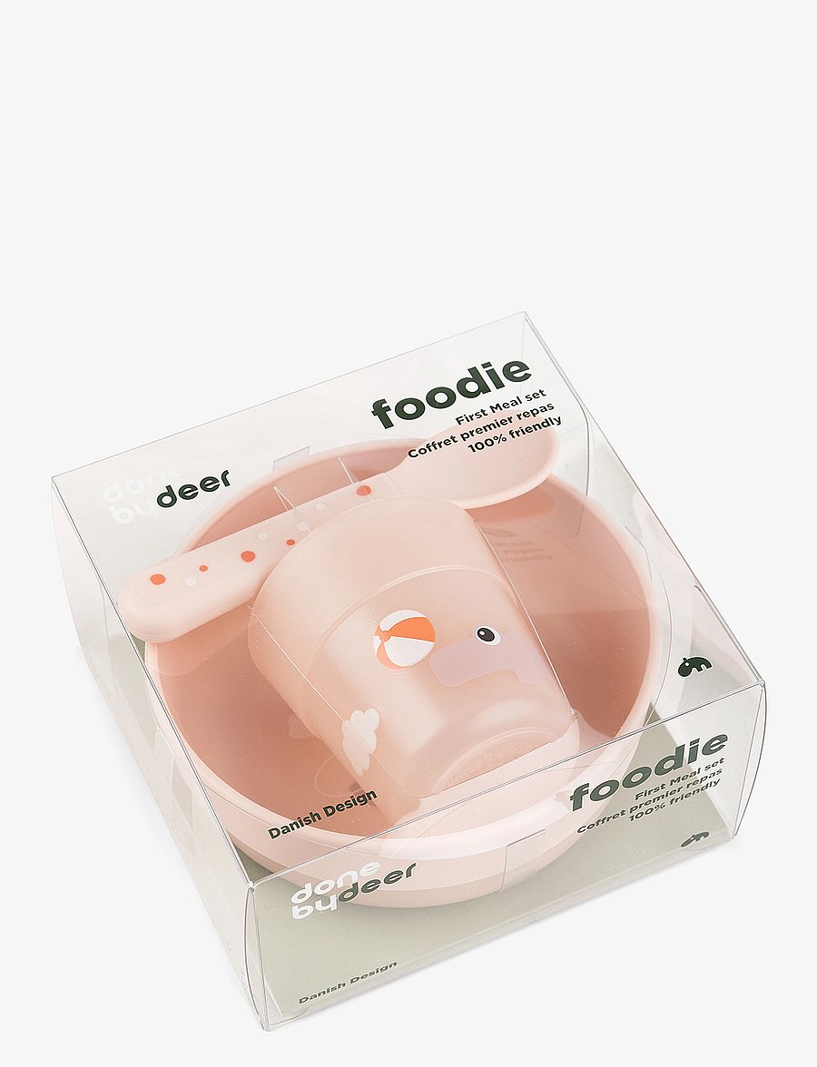 Done by Deer - Foodie first meal set Playground Powder - zestawy obiadowe - powder - 1