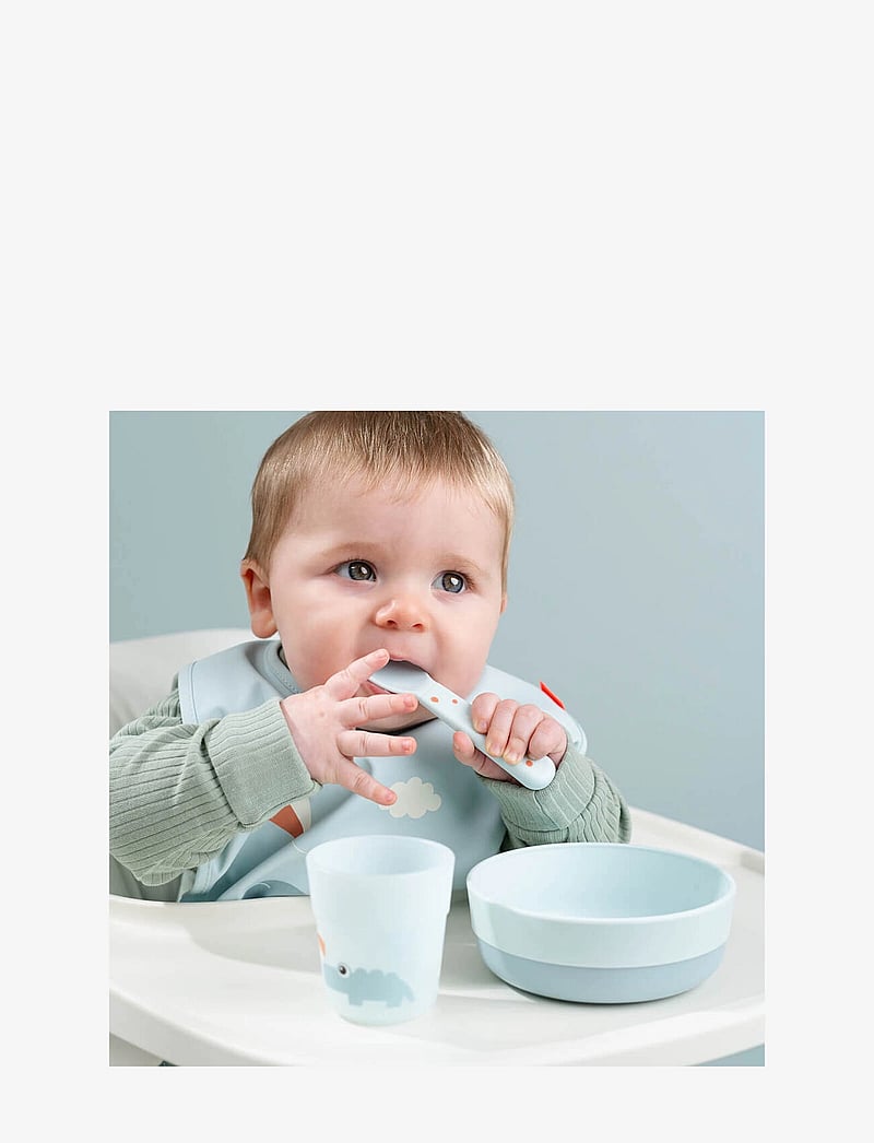 Done by Deer - Foodie first meal set Playground Powder - essgeschirr - powder - 5