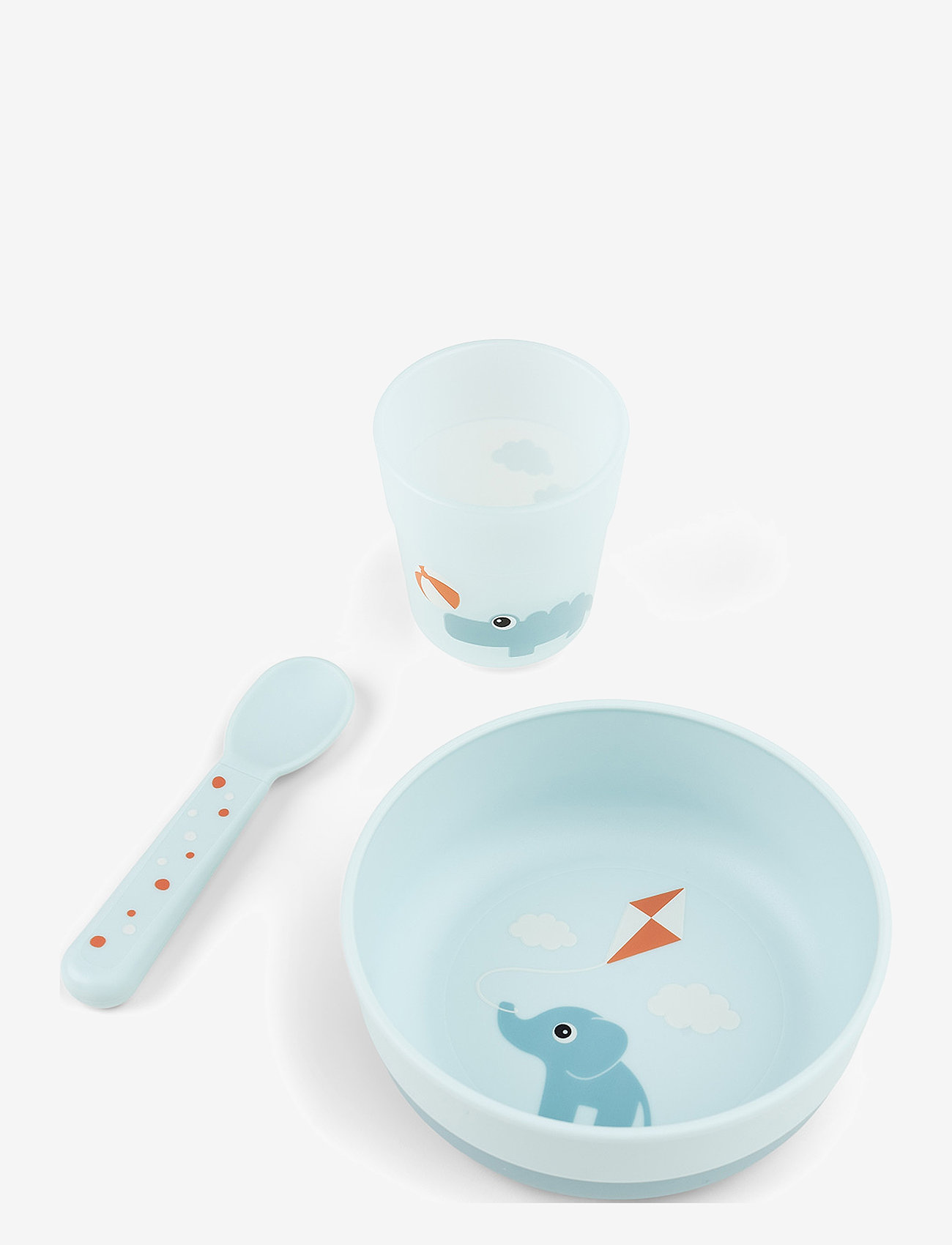 Done by Deer - Foodie first meal set Playground Blue - essgeschirr - blue - 0