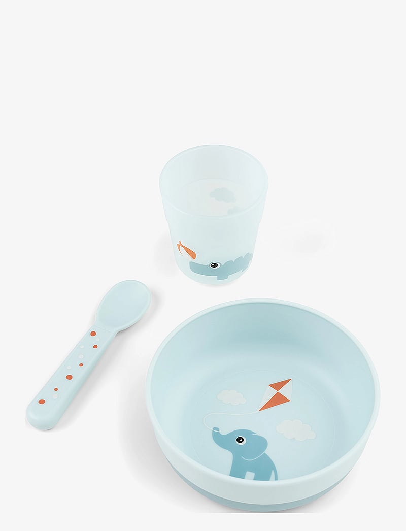Done by Deer - Foodie first meal set Playground Blue - essgeschirr - blue - 0