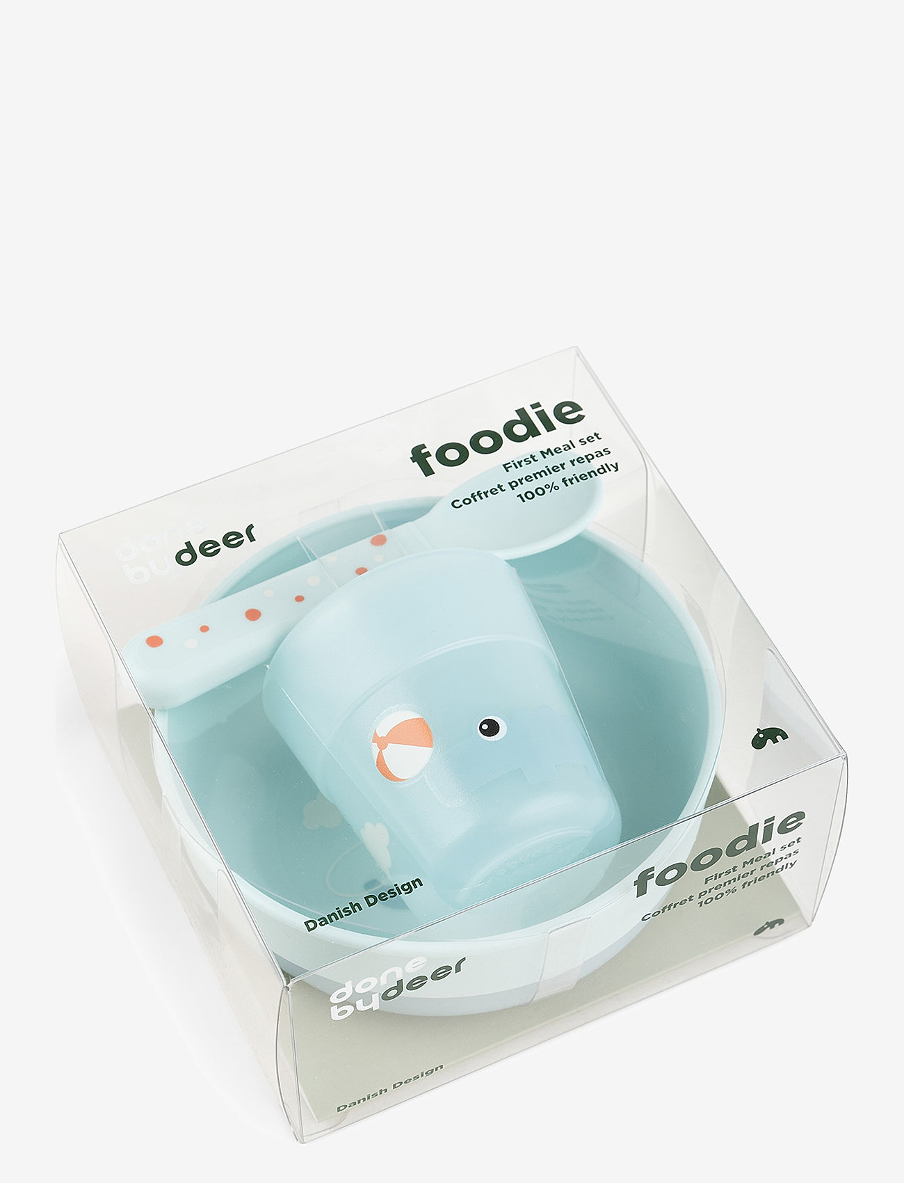 Done by Deer - Foodie first meal set Playground Blue - essgeschirr - blue - 1