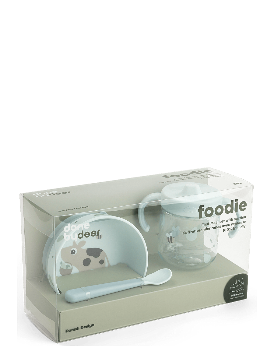 Done by Deer - Foodie weaning set Tiny farm Blue - essgeschirr - blue - 2