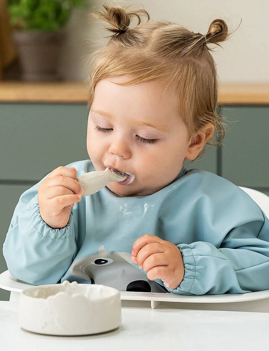 Done by Deer - Stick&Stay learning meal set Sheepy Powder - essgeschirr - powder - 4