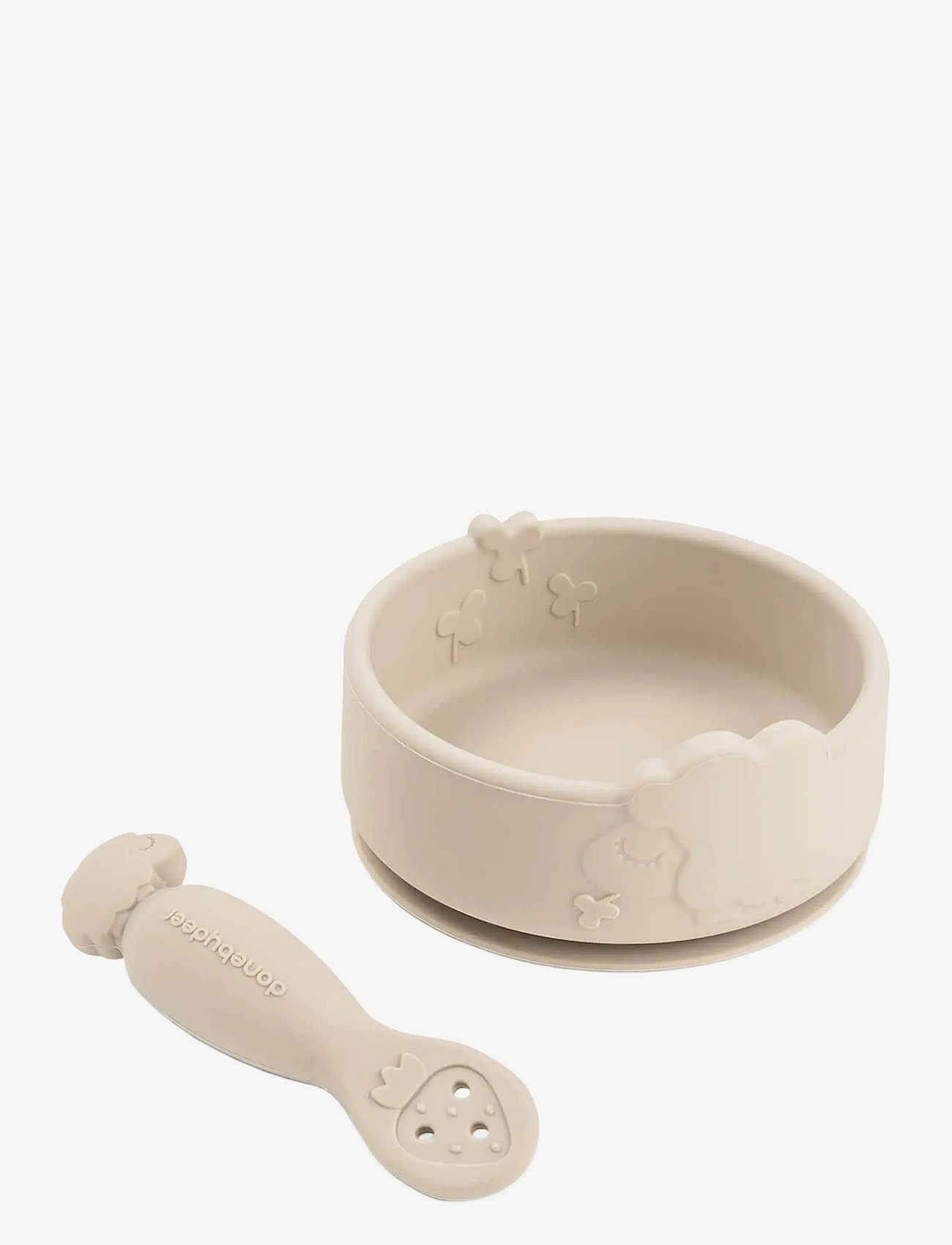 Done by Deer - Stick&Stay learning meal set Sheepy Sand - mata - sand - 1