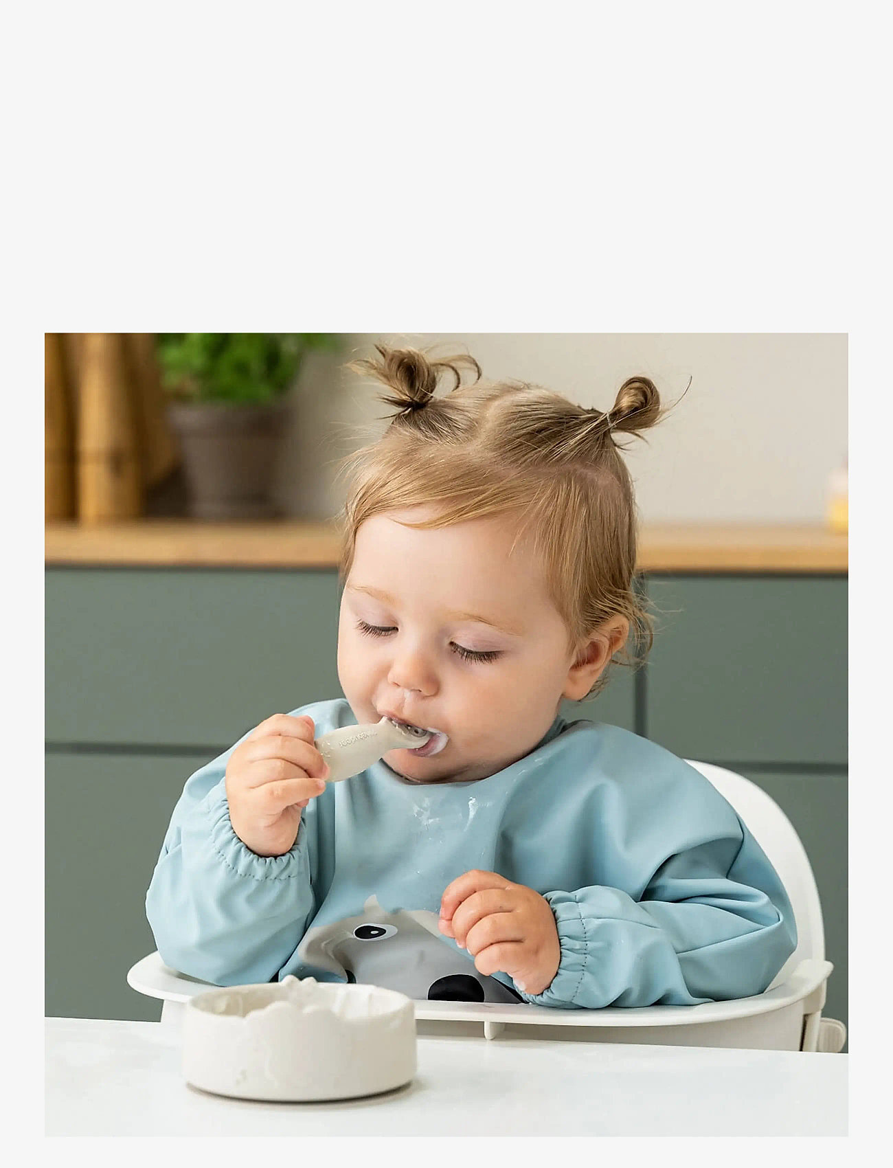 Done by Deer - Stick&Stay learning meal set Sheepy Sand - mata - sand - 2