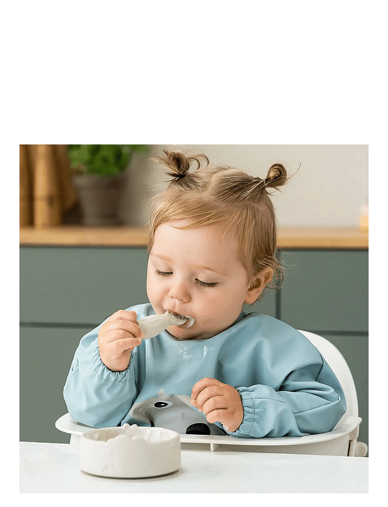 Done by Deer - Stick&Stay learning meal set Sheepy Sand - mata - sand - 2
