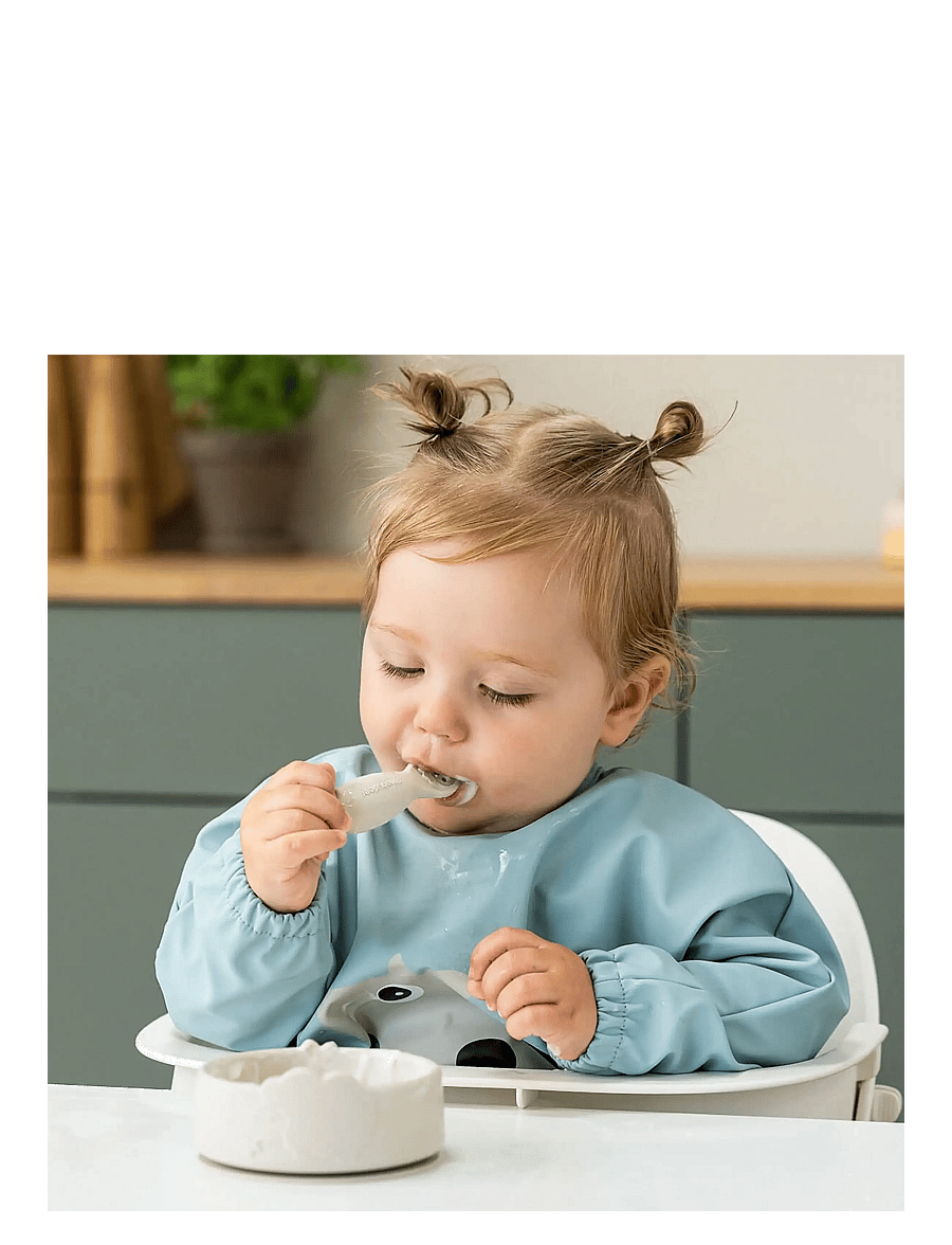Done by Deer - Stick&Stay learning meal set Sheepy Sand - essgeschirr - sand - 2