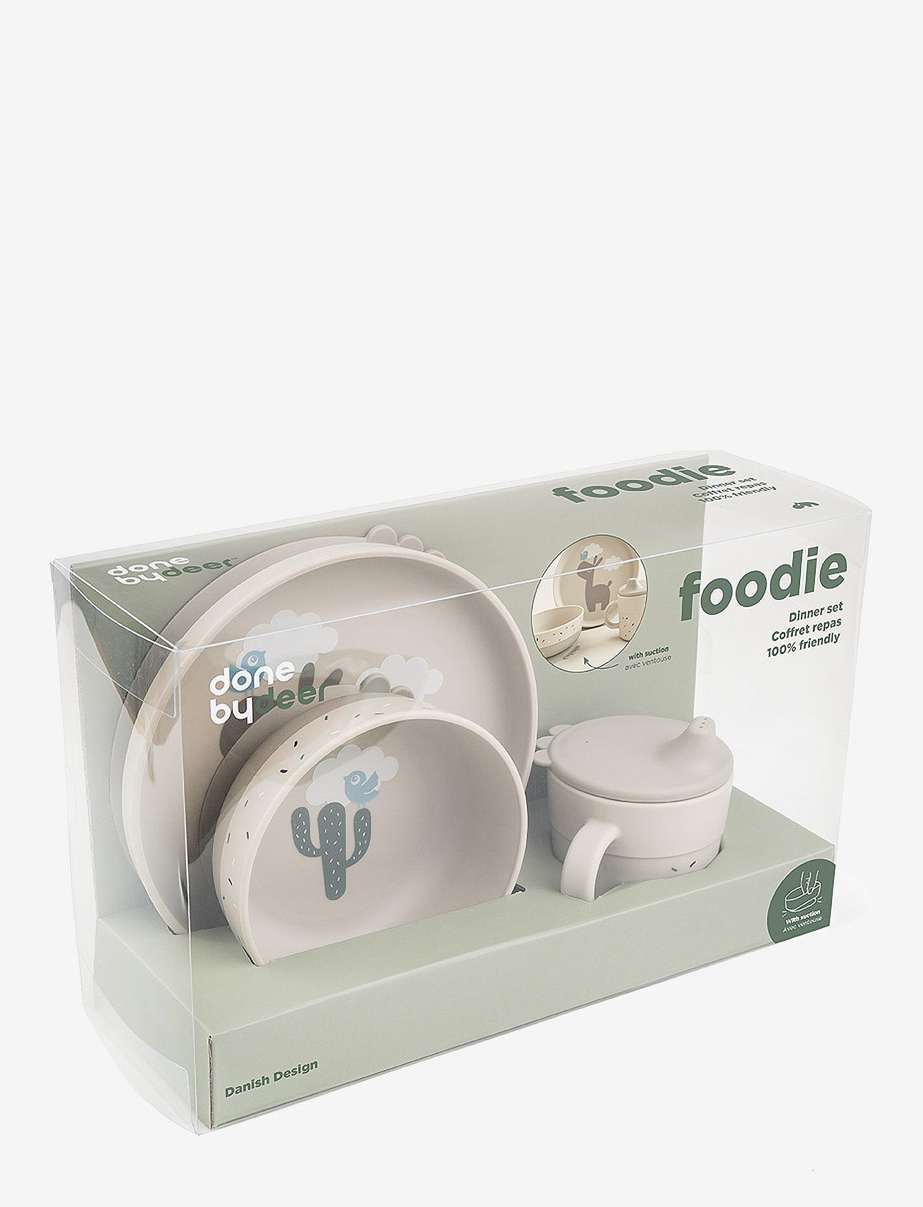 Done by Deer - Foodie spisesæt Lalee Sand - serveringssæt - sand - 1