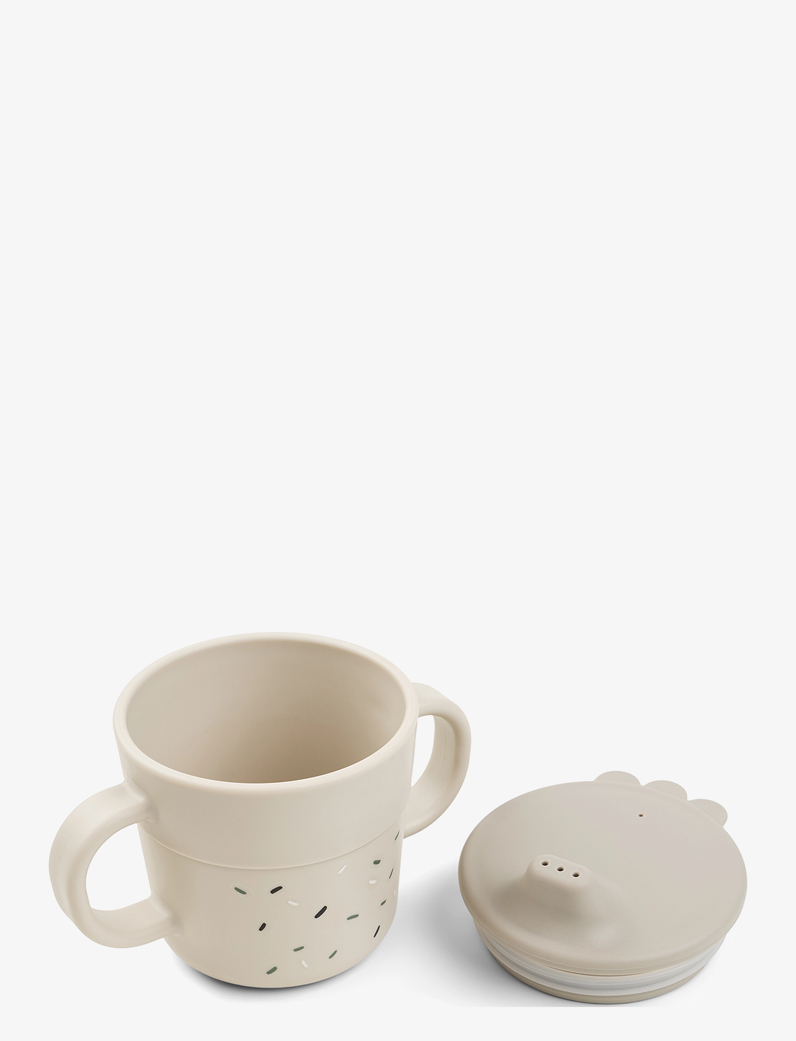 Done by Deer - Foodie dinner set w/suction Lalee Sand - dinner sets - sand - 3