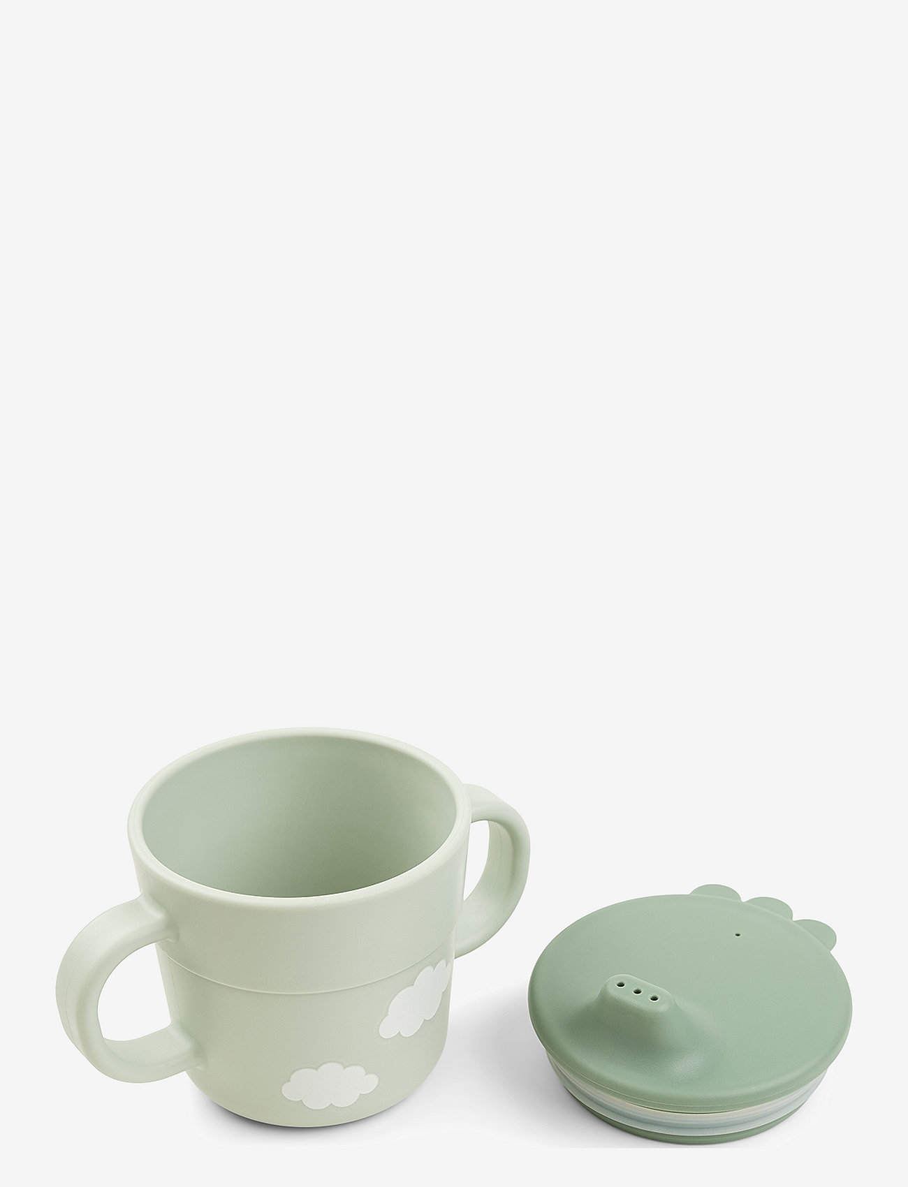 Done by Deer - Foodie first meal set suction Happy clouds Green - essgeschirr - green - 2