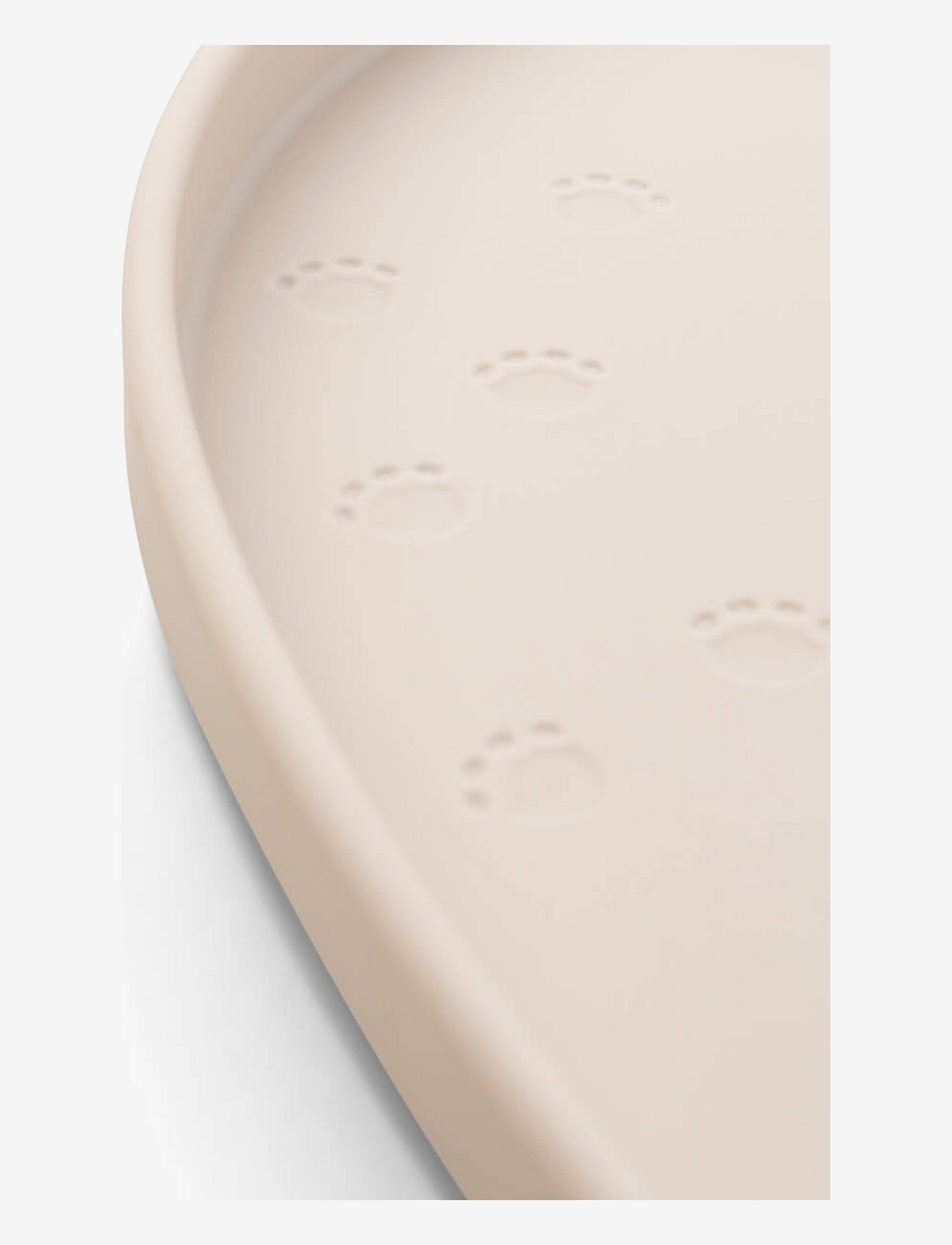 Done by Deer - High edge silicone placemat Elphee Sand - gaveideer - sand - 1