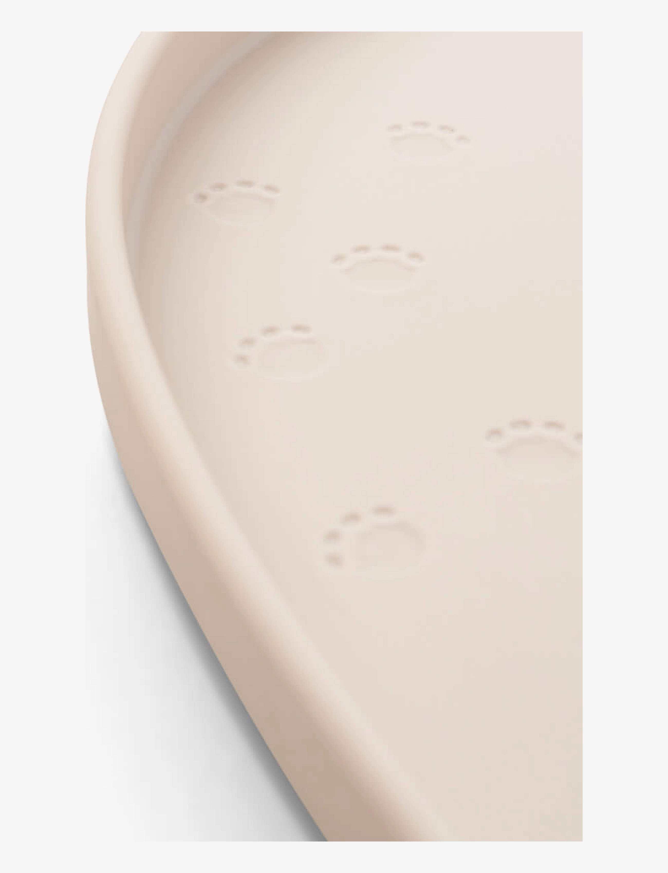Done by Deer - High edge silicone placemat Elphee Sand - sand - 1