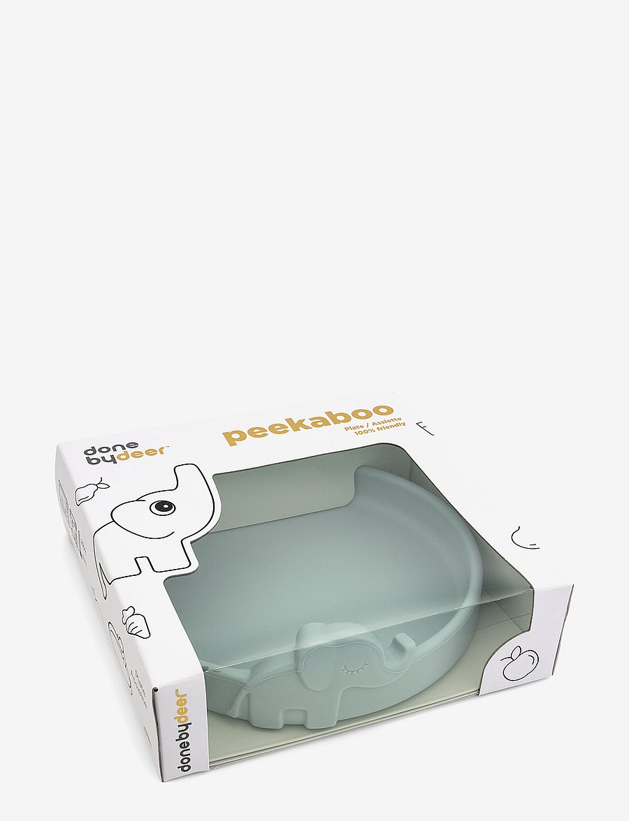 Done by Deer - Peekaboo plate Elphee Blue - essgeschirr - blue - 2