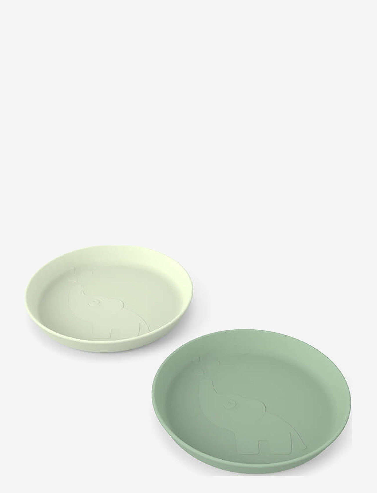 Done by Deer - Kiddish plate 2-pack Elphee Green - lowest prices - green - 2