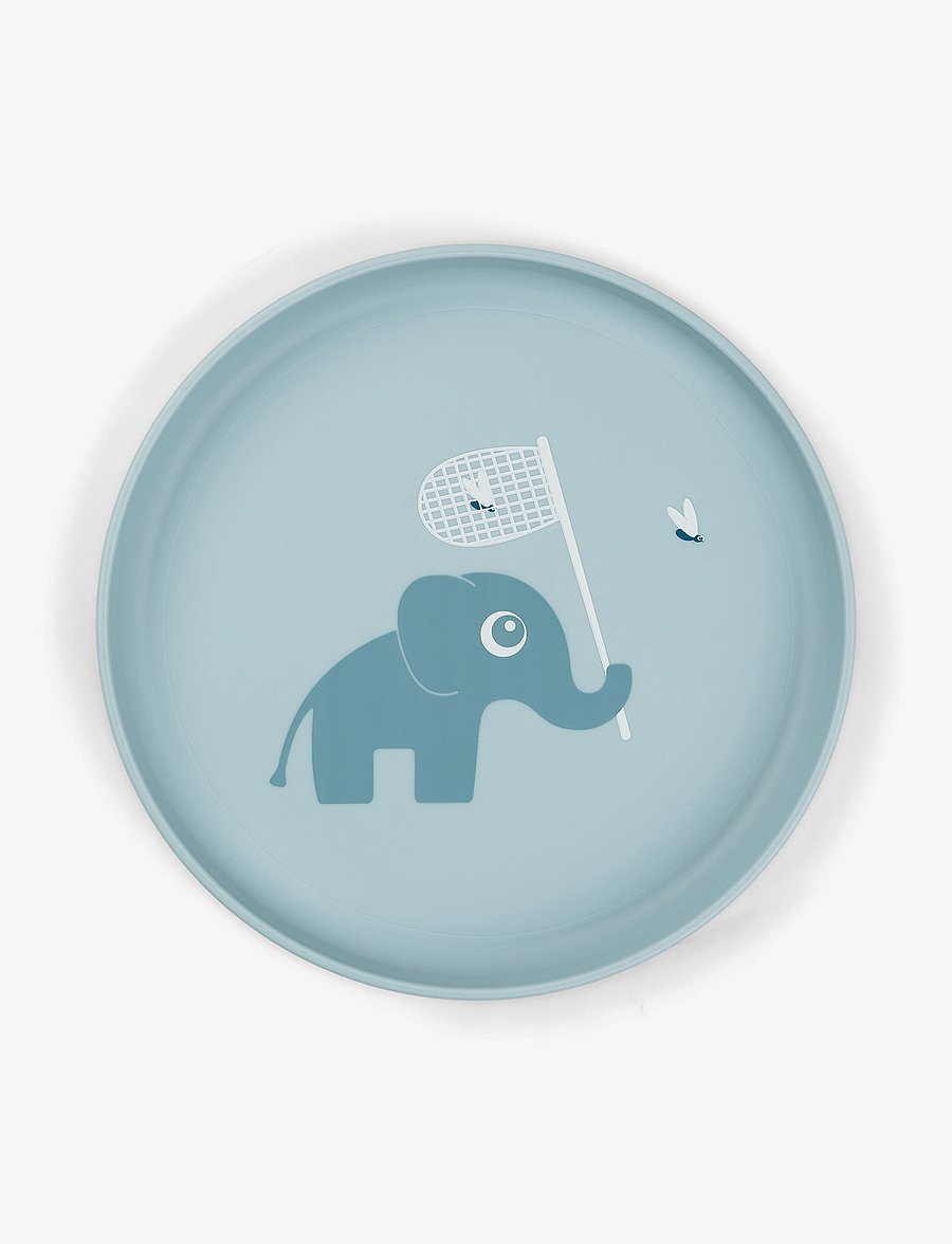 Done by Deer - Foodie plate Elphee Blue - vaisselle - blue - 0