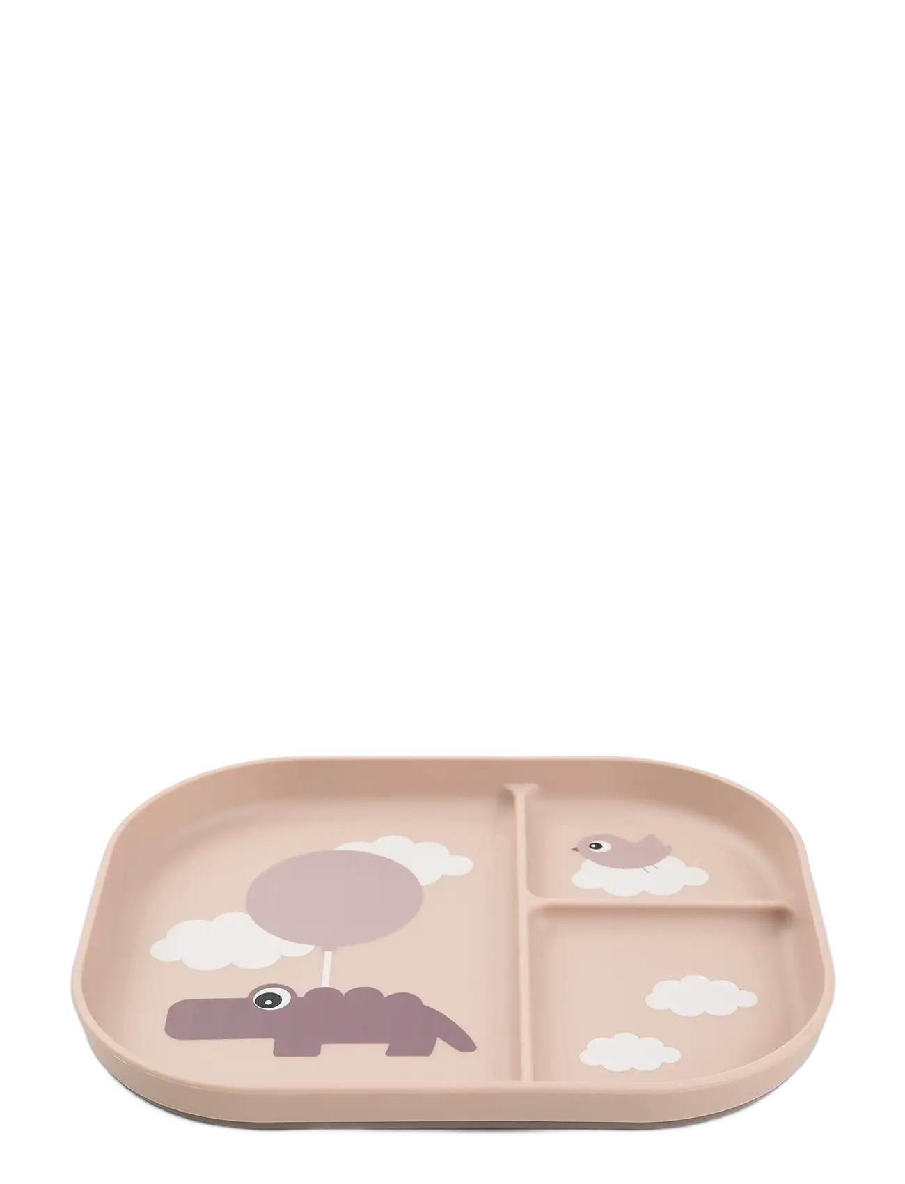 Done by Deer - Foodie compartment plate Happy clouds Powder - lauanõude komplektid - powder - 2