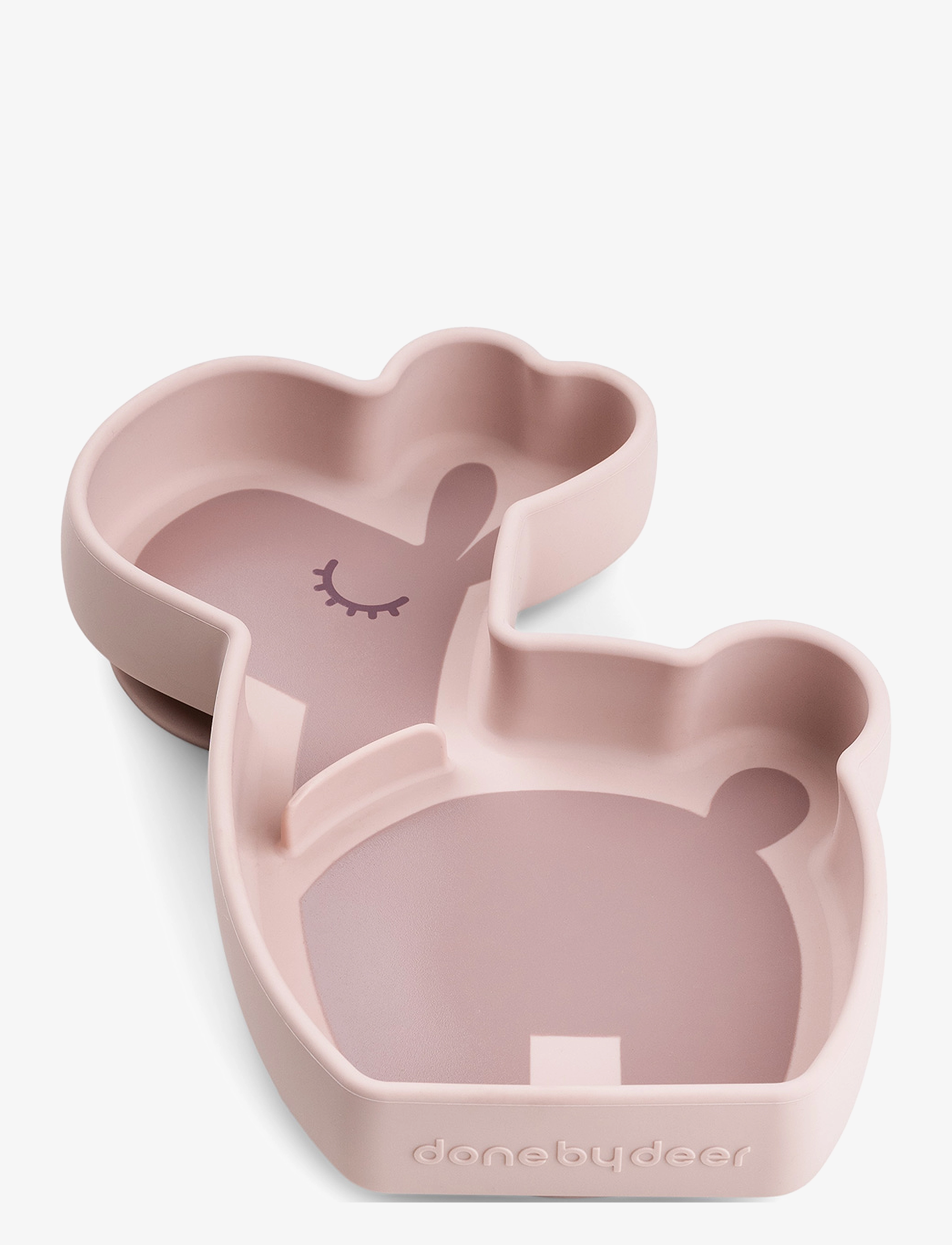 Done by Deer - Silicone Stick&Stay snack plate Lalee Powder - powder - 1
