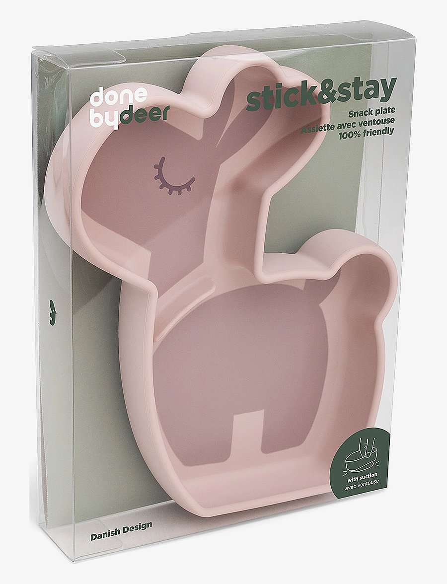 Done by Deer - Silicone Stick&Stay snack plate Lalee Powder - powder - 3