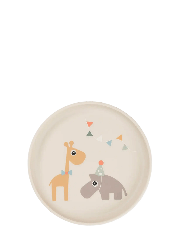 Done by Deer - Foodie plate Celebration Sand - taldrikud - sand - 1