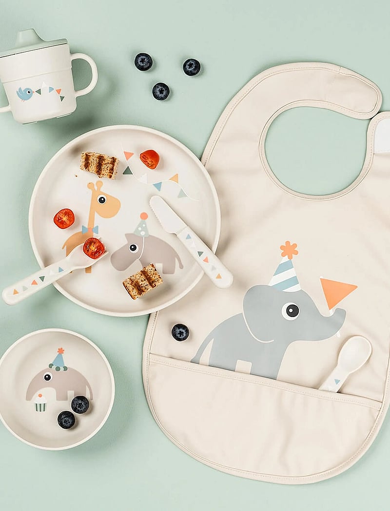 Done by Deer - Foodie plate Celebration Sand - taldrikud - sand - 0