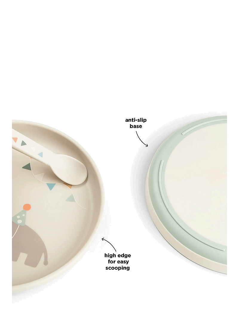 Done by Deer - Foodie plate Celebration Sand - taldrikud - sand - 3