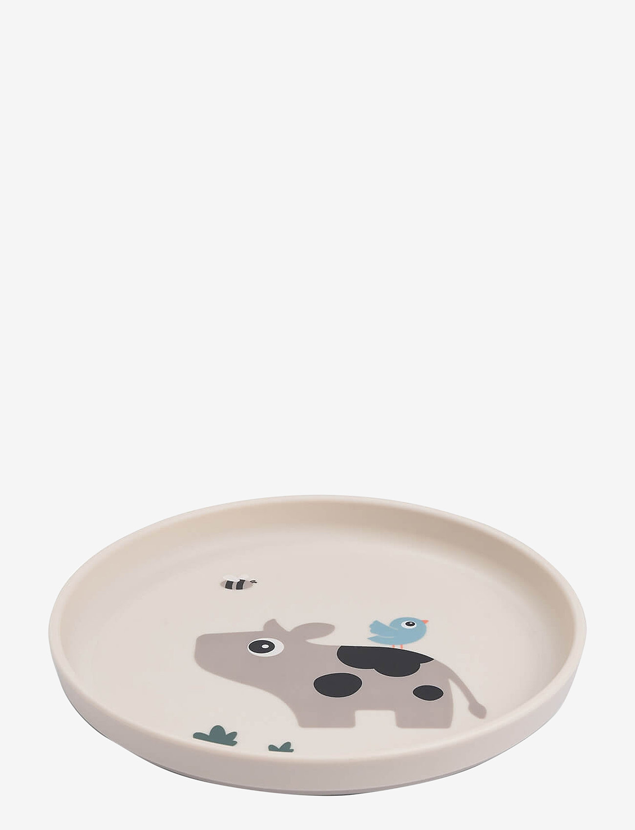 Done by Deer - Foodie plate Tiny farm Sand - taldrikud - sand - 1