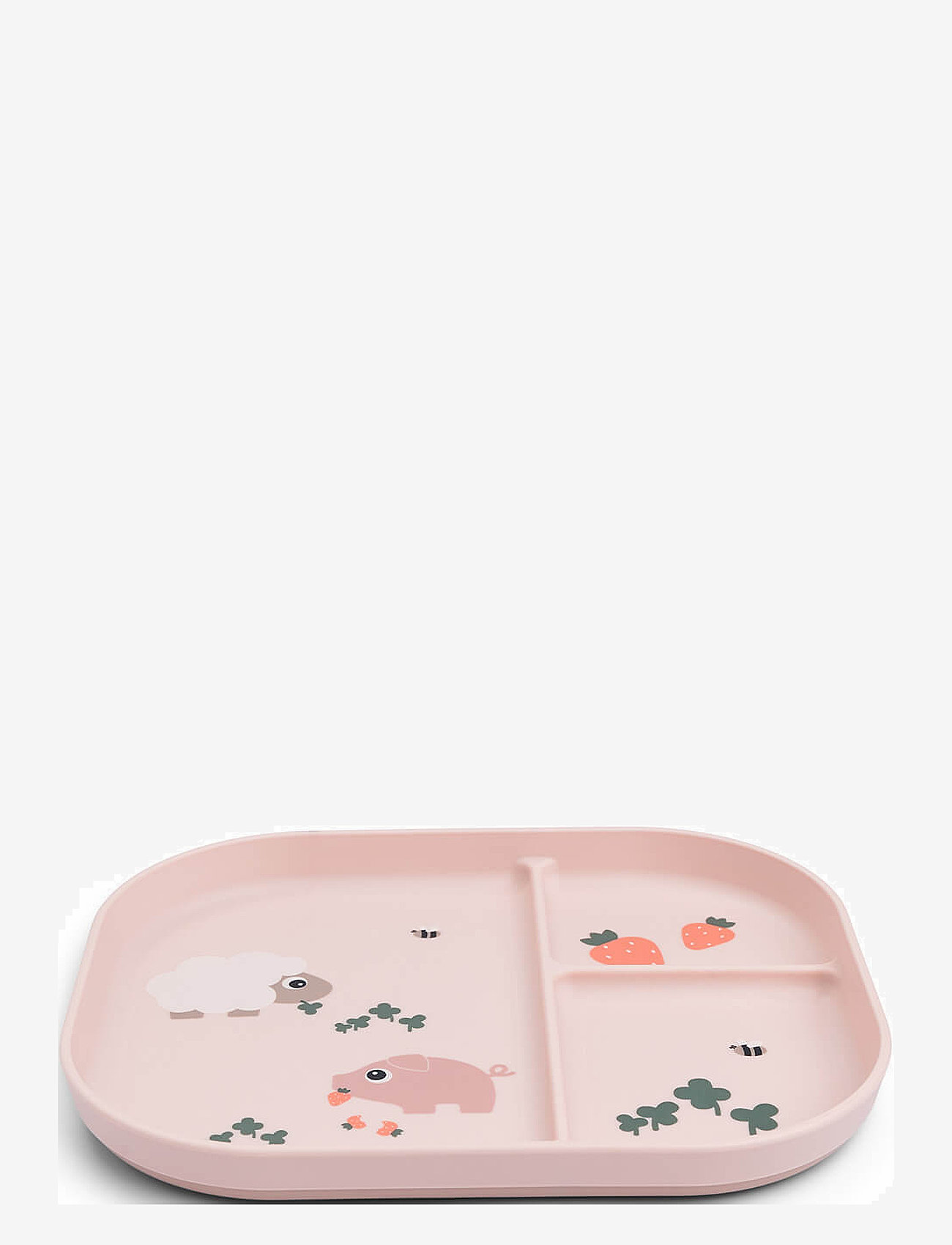 Done by Deer - Foodie compartment plate Tiny farm Powder - meal time - powder - 1