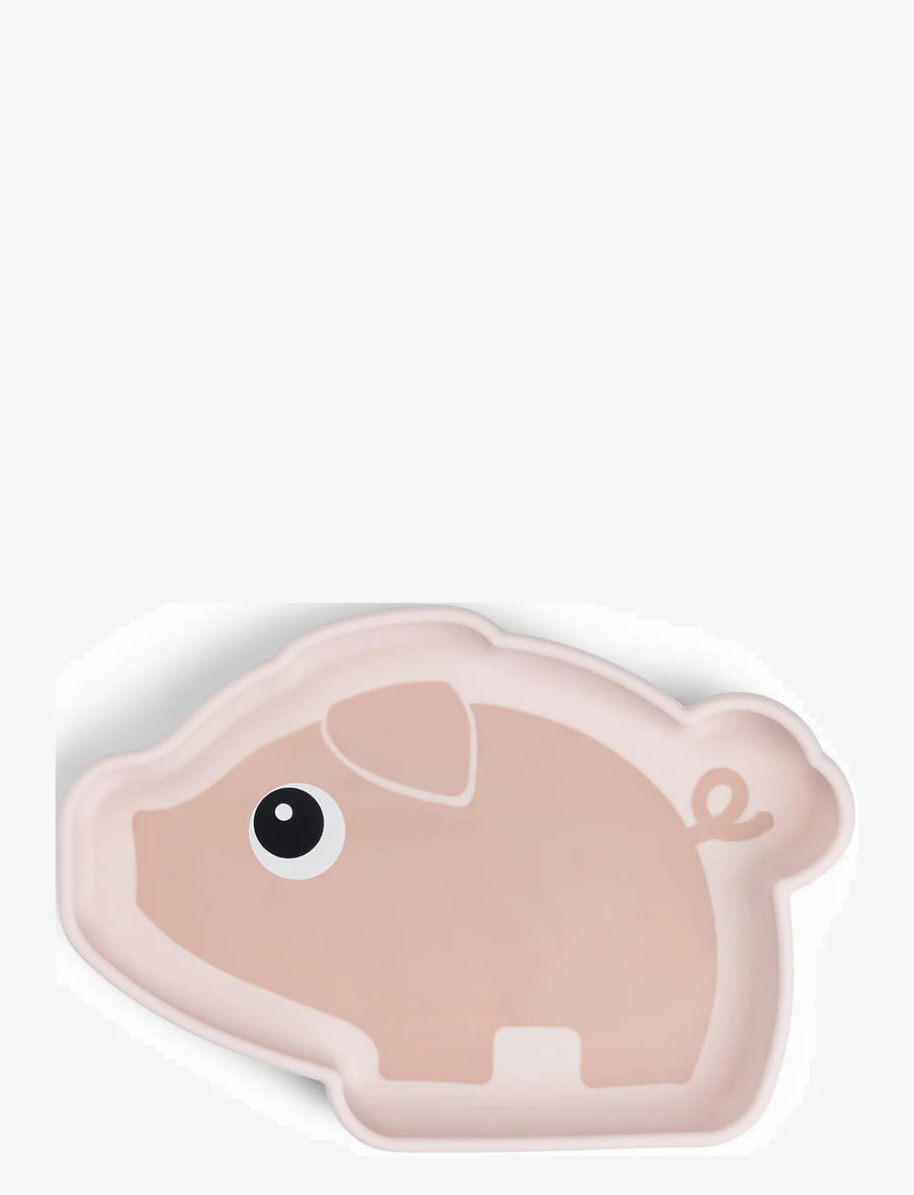 Done by Deer - Silicone Stick&Stay plate Pigee Powder - talrikar & skålar - powder - 0