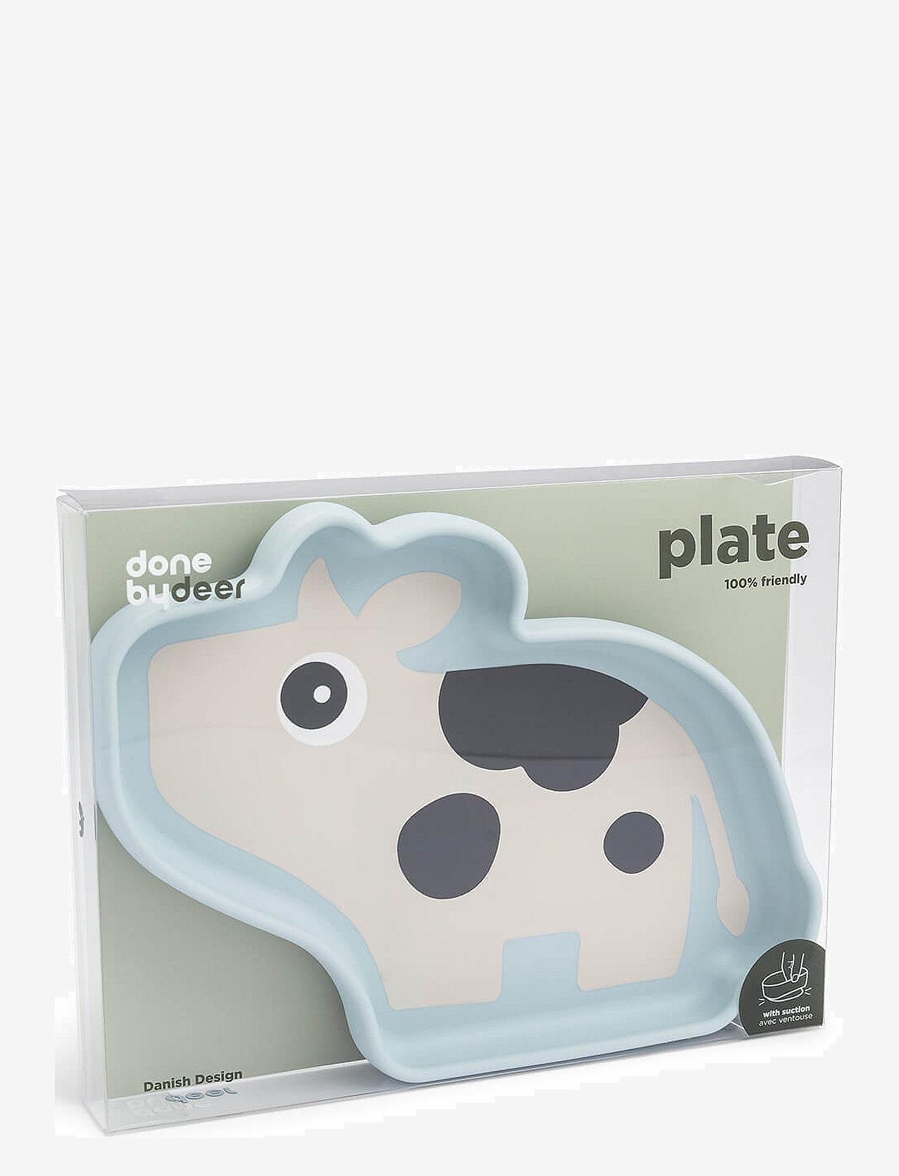 Done by Deer - Silicone Stick&Stay plate Dotti Blue - essgeschirr - blue - 3