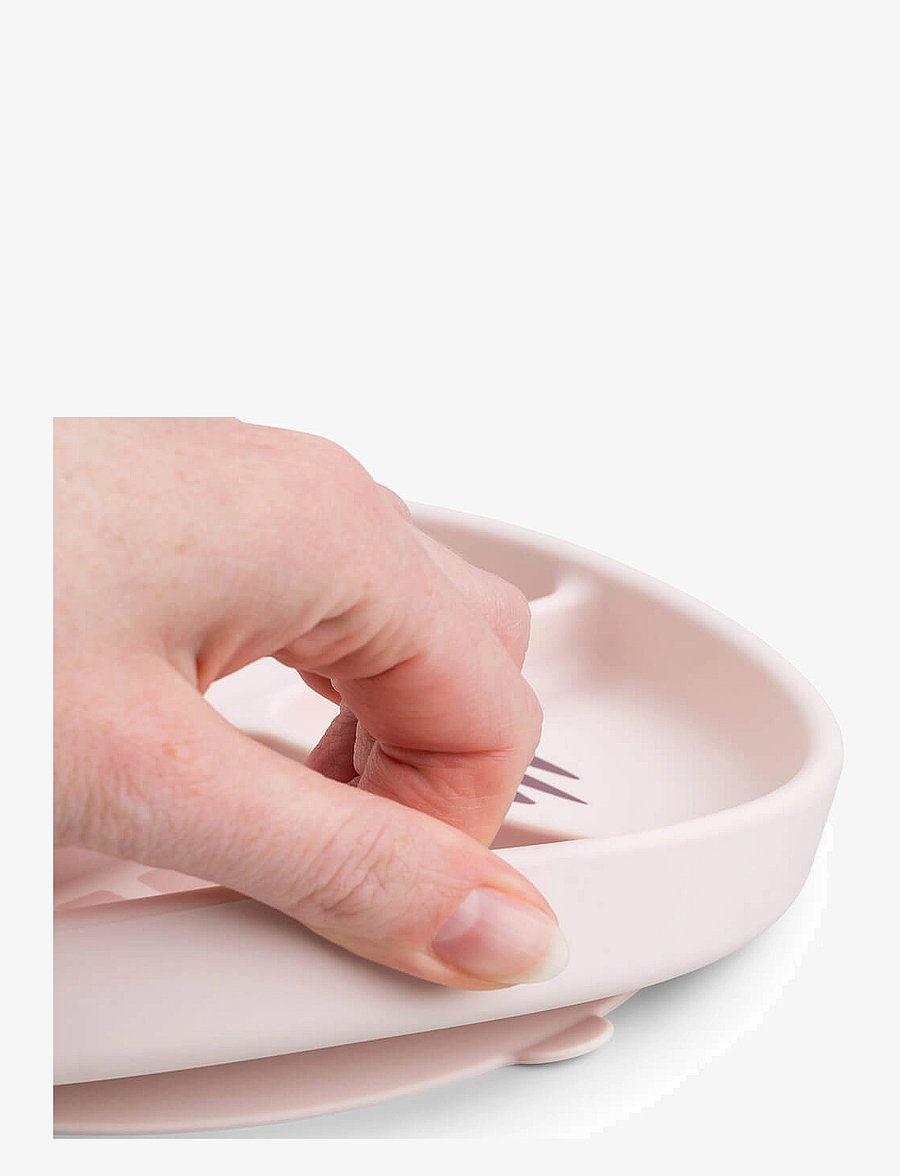 Done by Deer - Stick&Stay compartment plate Playground Powder - teller - powder - 1