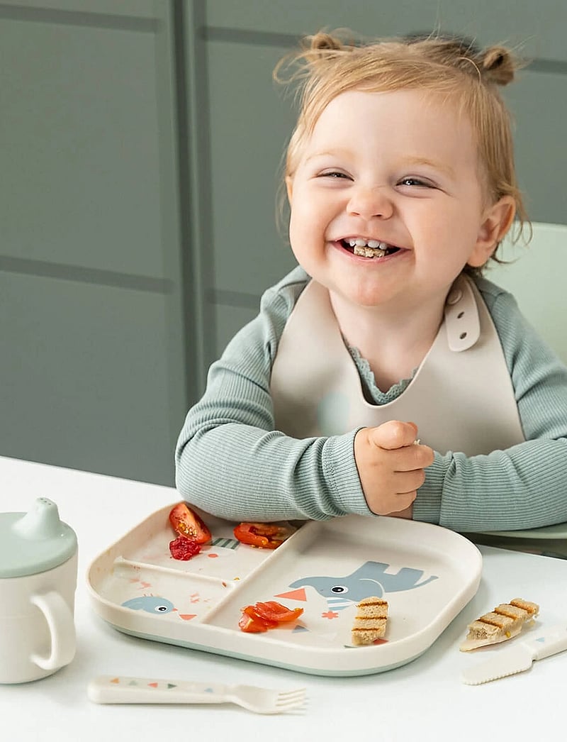 Done by Deer - Foodie compartment plate Celebration Sand - teller - sand - 3