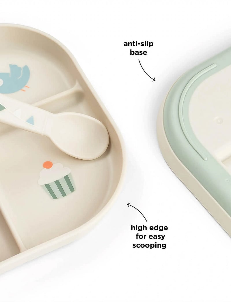 Done by Deer - Foodie compartment plate Celebration Sand - teller - sand - 5