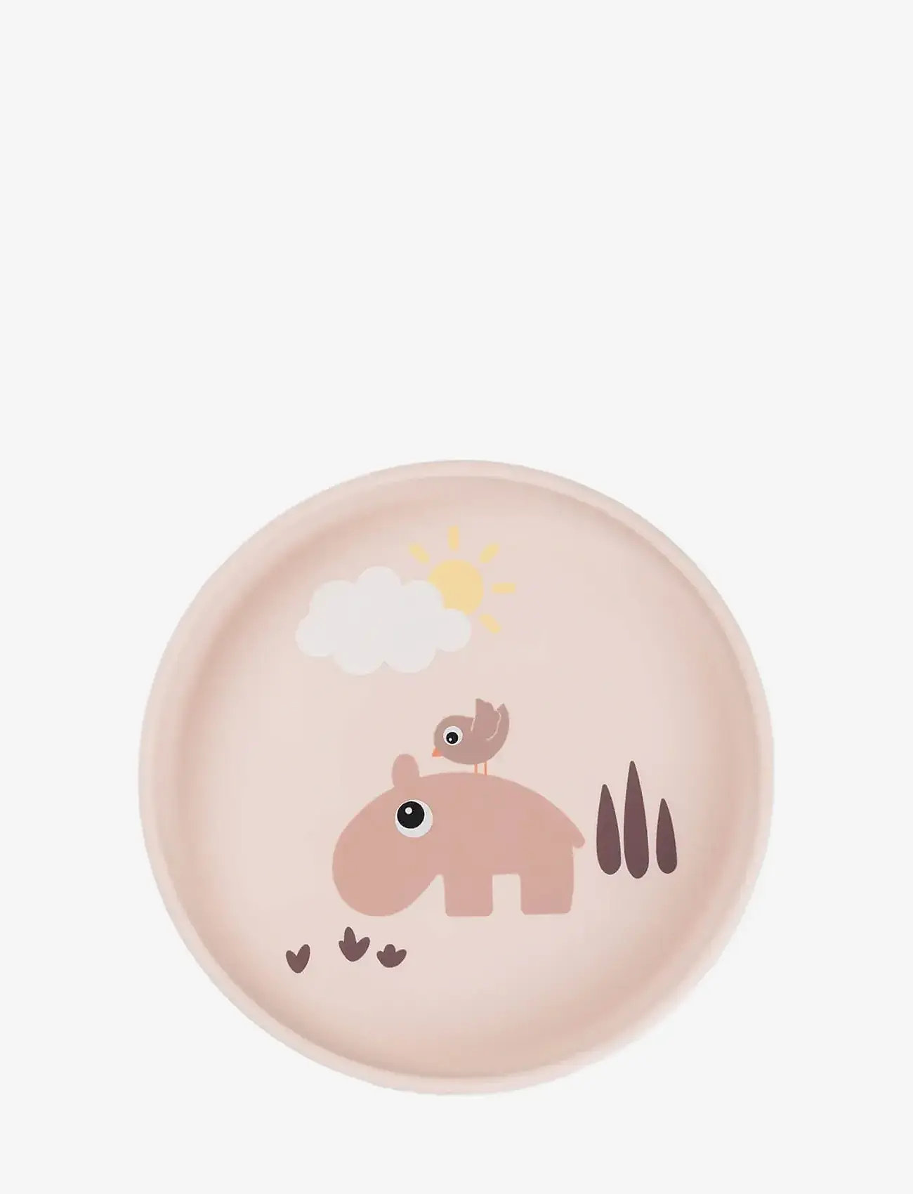 Done by Deer - Silicone Stick&Stay plate Playground Powder - teller - powder - 1