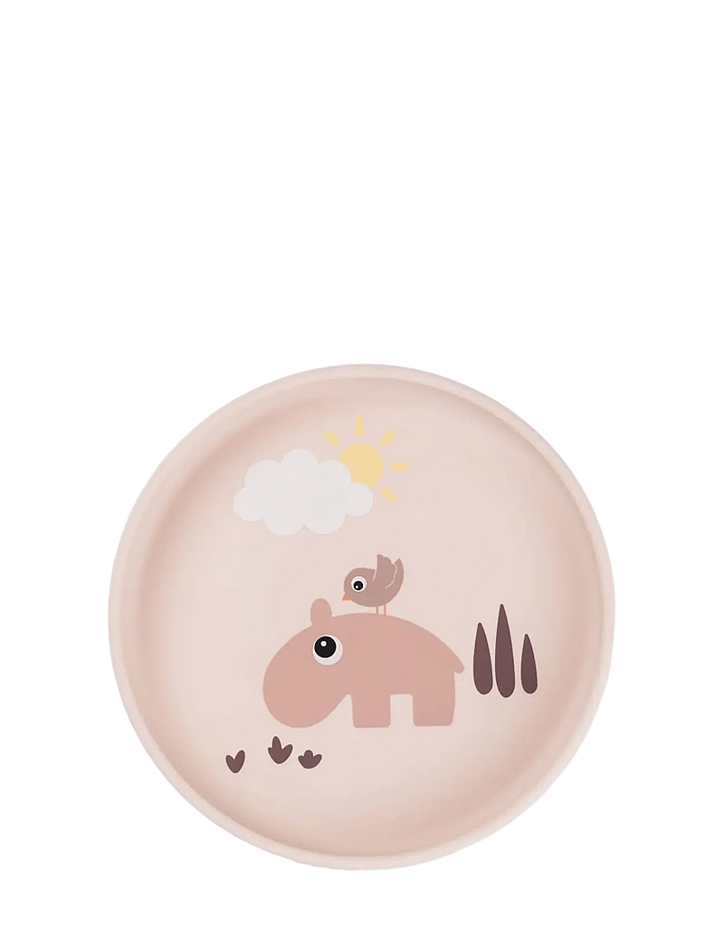 Done by Deer - Silicone Stick&Stay plate Playground Powder - teller - powder - 1