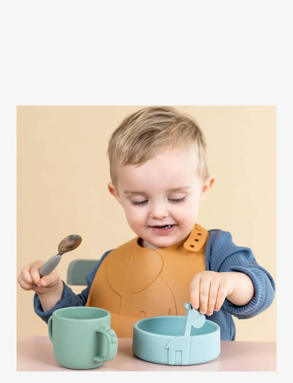 Done by Deer - Peekaboo bowl Raffi Blue - astiasetit - blue - 4