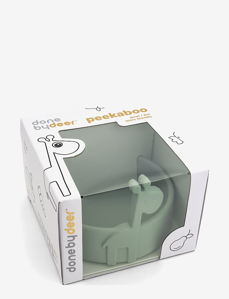 Done by Deer - Peekaboo bowl Raffi Green - serveringssæt - green - 3