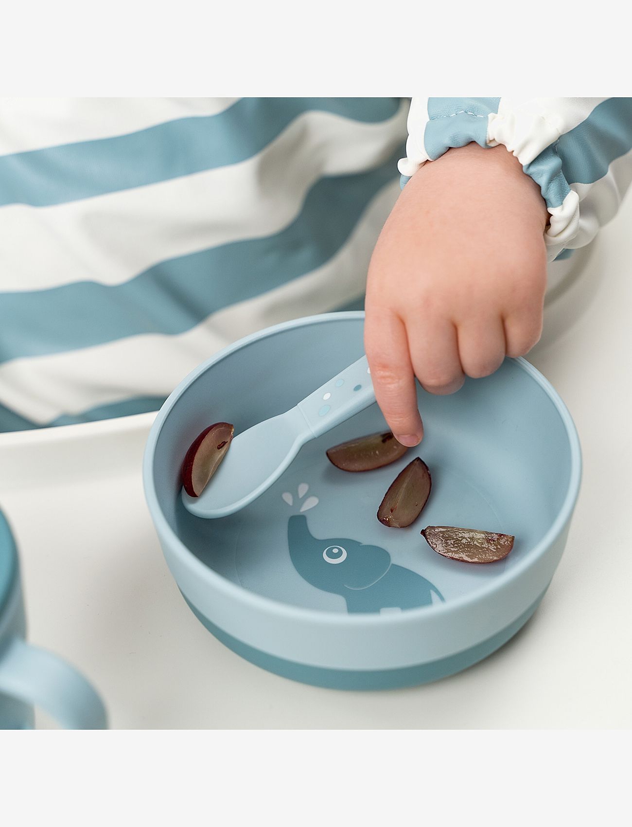 Done by Deer - Foodie bowl Happy clouds Powder - dinner sets - powder - 3