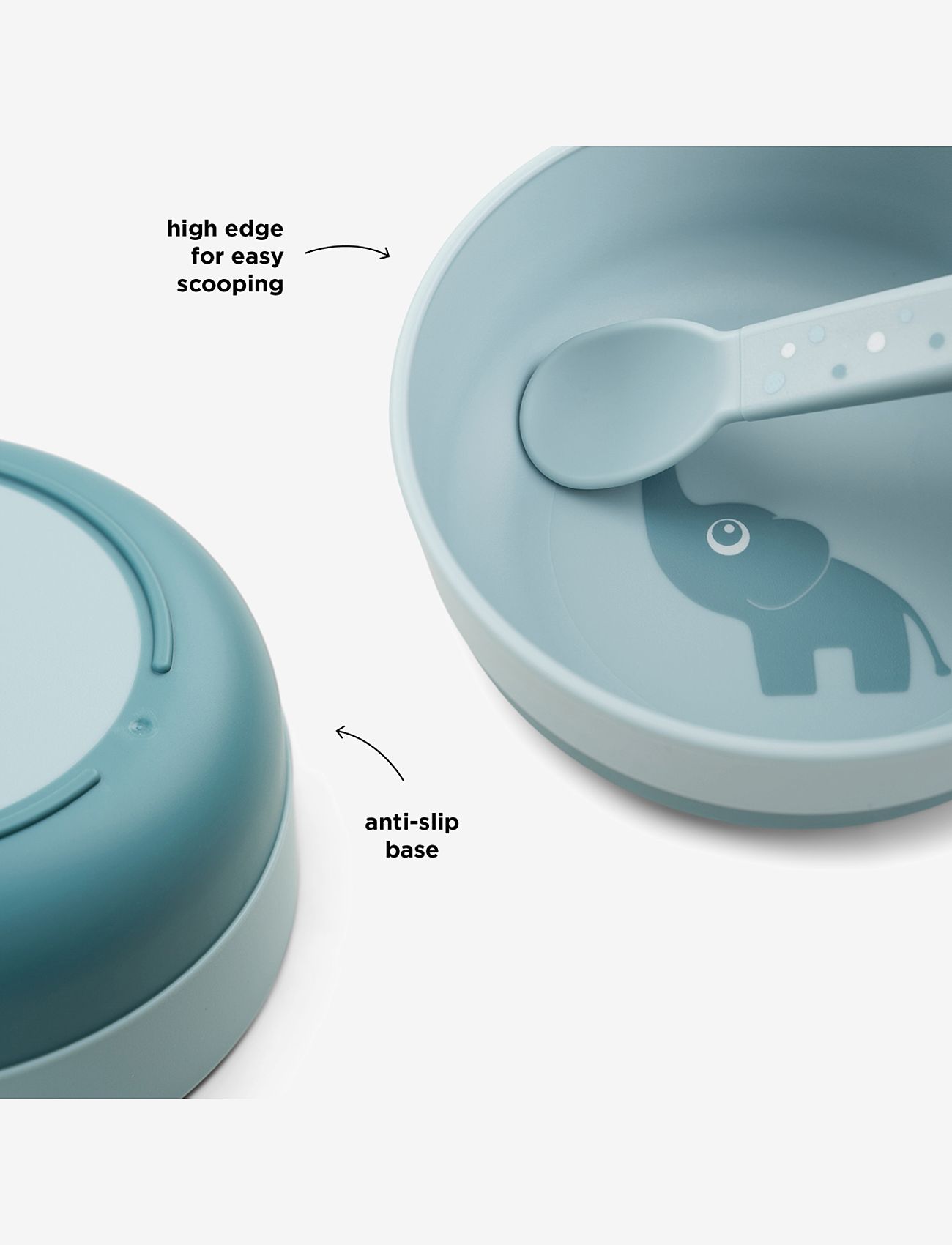 Done by Deer - Foodie bowl Elphee Blue - dinner sets - blue - 2